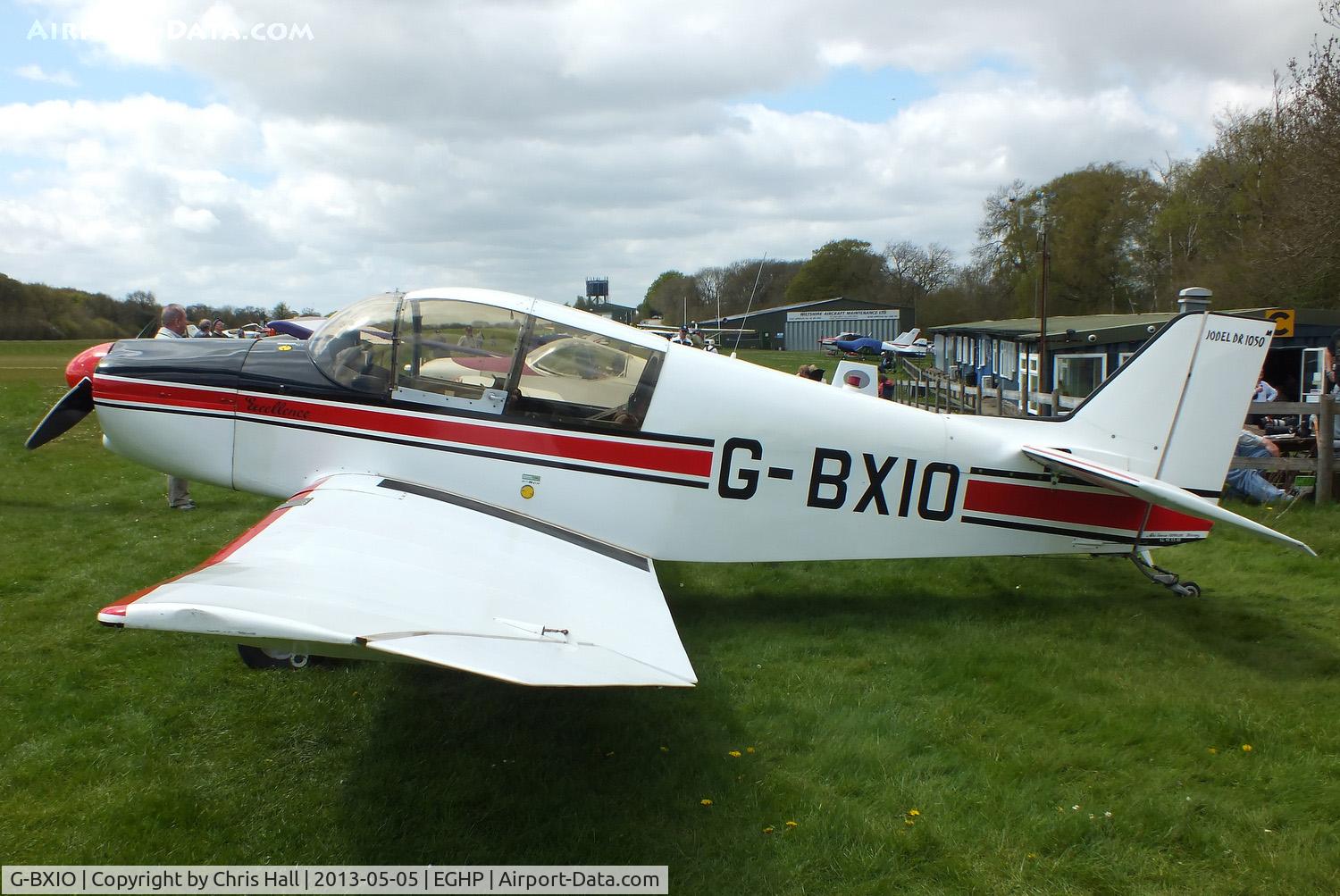 G-BXIO, 1966 SAN Jodel DR-1050M Excellence C/N 493, at the LAA Microlight Trade Fair, Popham
