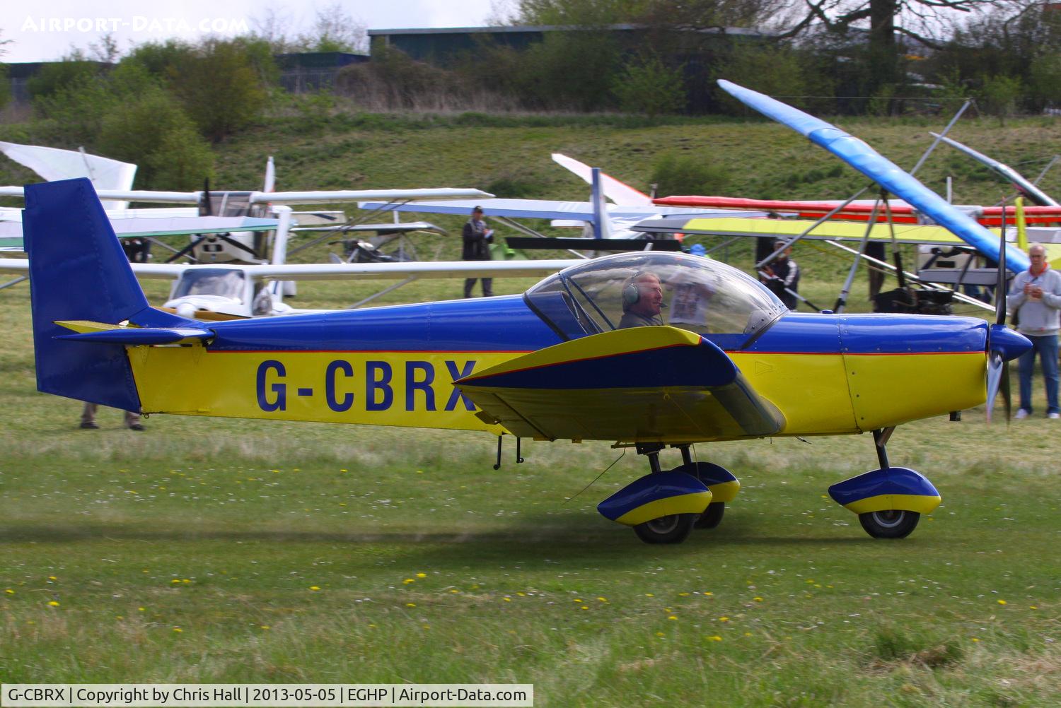 G-CBRX, 2002 Zenair CH-601UL Zodiac C/N PFA 162A-13833, at the LAA Microlight Trade Fair, Popham
