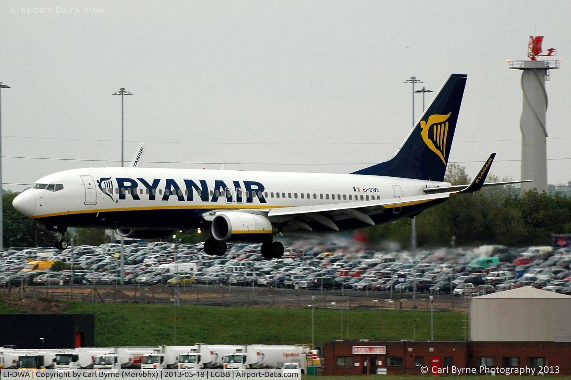 EI-DWA, 2007 Boeing 737-8AS C/N 33617, Taken from the Elmdon MSCP.