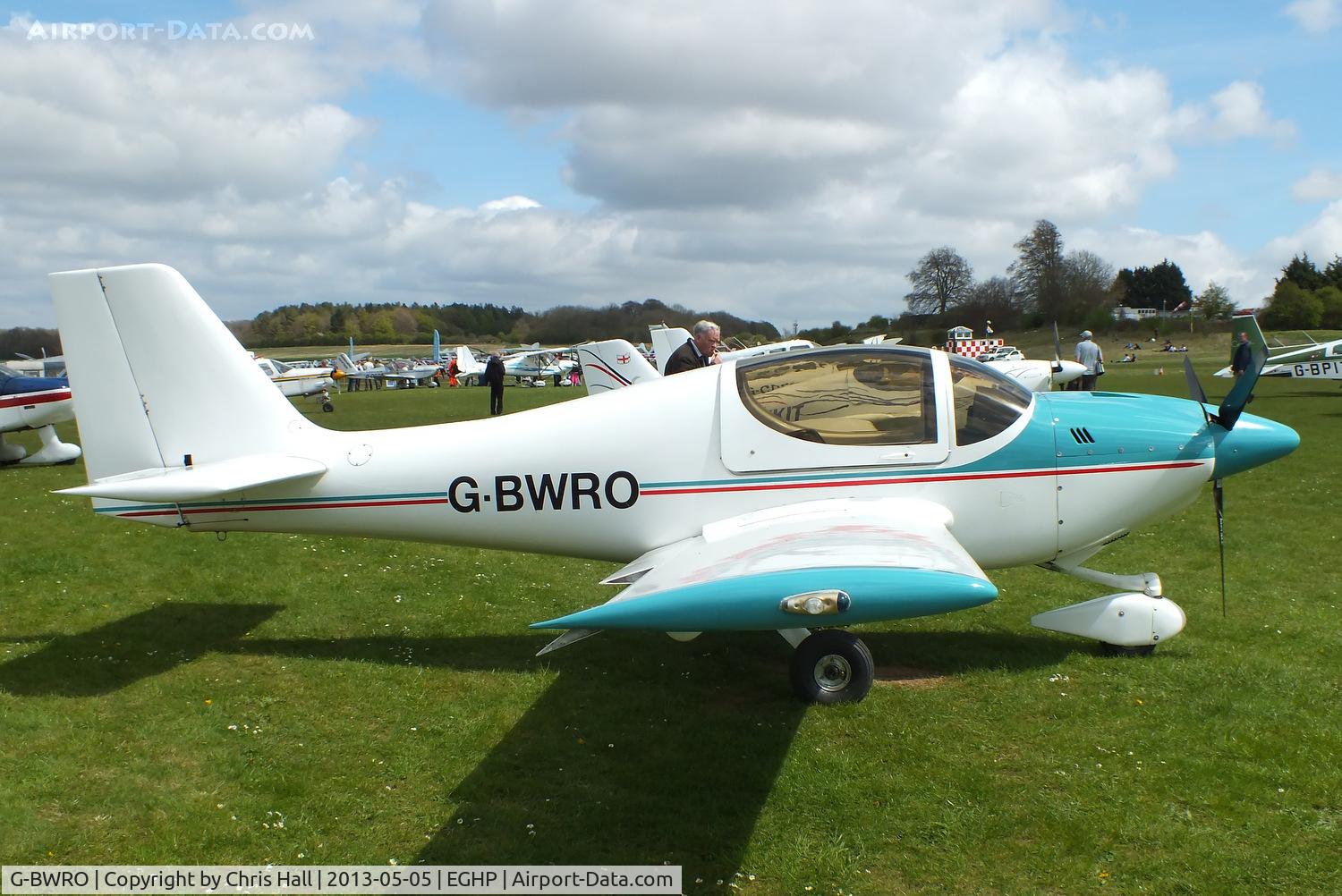 G-BWRO, 1997 Europa Tri-Gear C/N PFA 247-12849, at the LAA Microlight Trade Fair, Popham