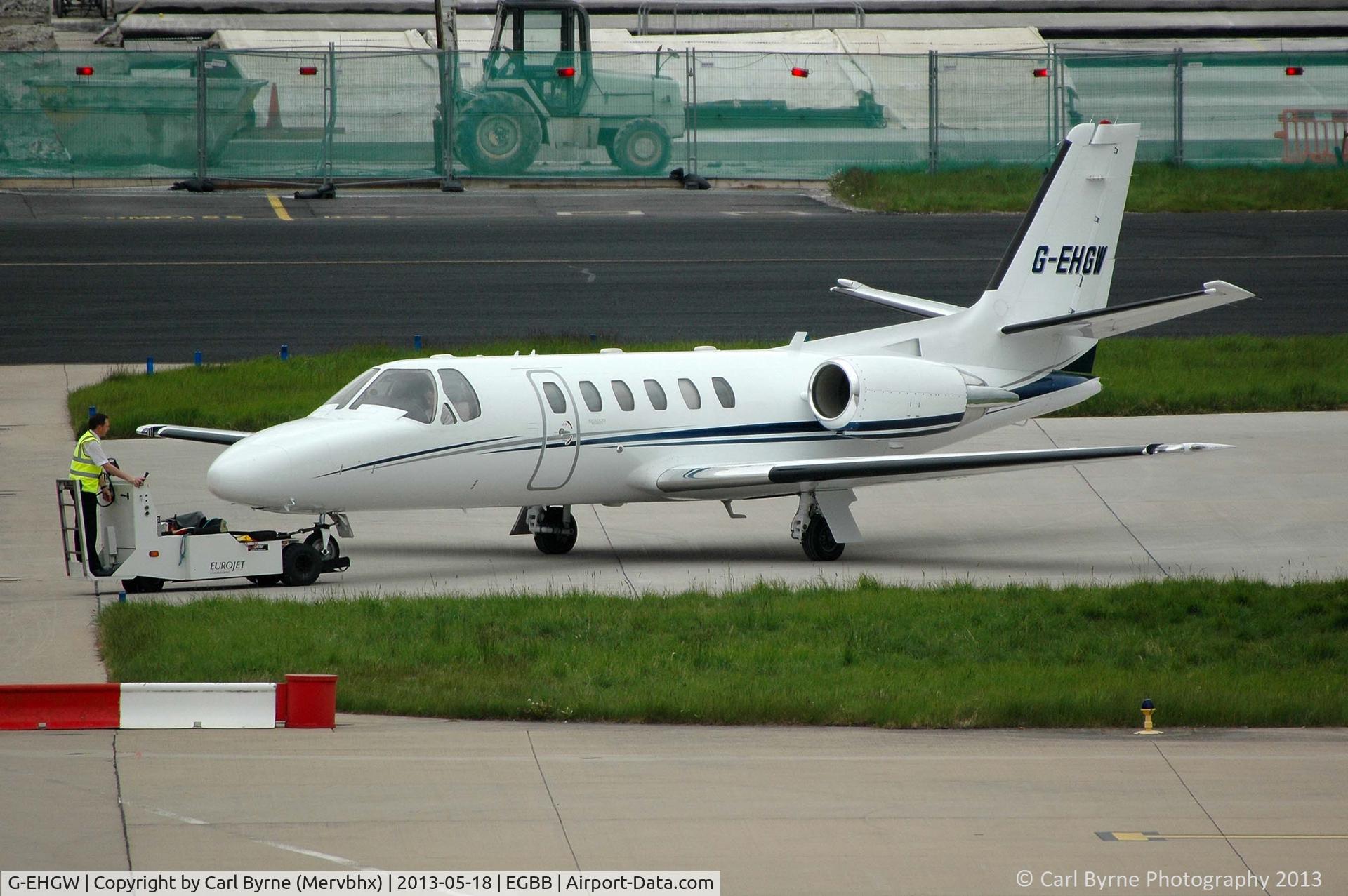 G-EHGW, 2001 Cessna 550 Citation Bravo C/N 550-0985, Taken from the Elmdon MSCP.