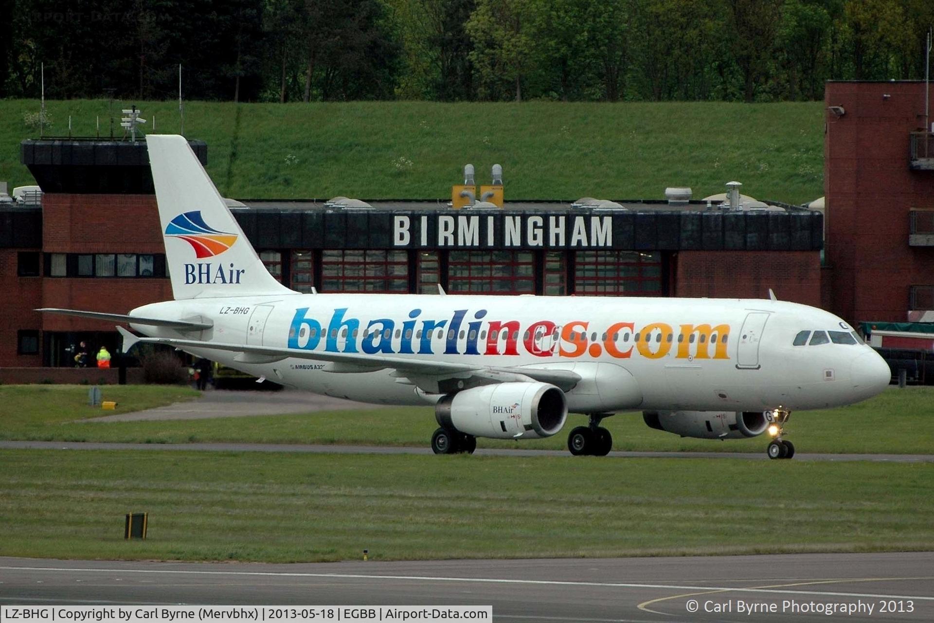 LZ-BHG, 2006 Airbus A320-232 C/N 2844, Taken from the Elmdon MSCP.