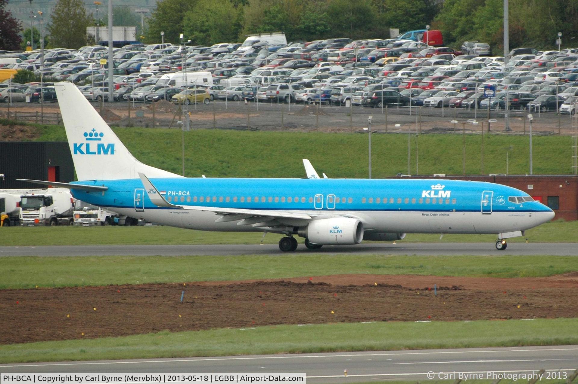 PH-BCA, 2010 Boeing 737-8K2 C/N 37820, Taken from the Elmdon MSCP.