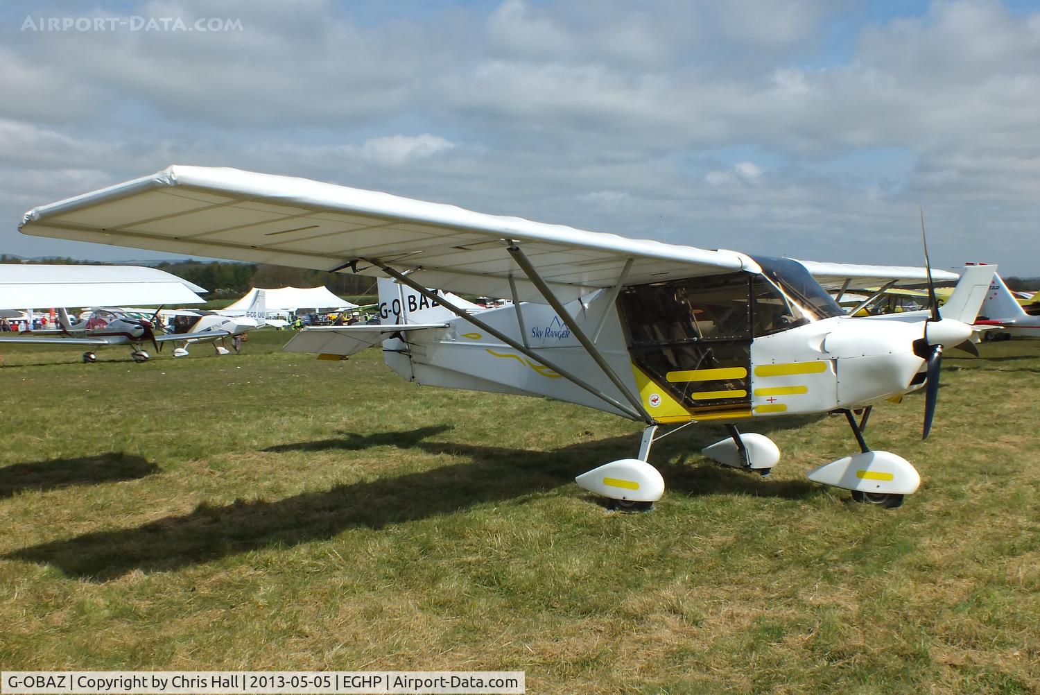 G-OBAZ, 2003 Best Off Skyranger 912(2) C/N BMAA/HB/322, at the LAA Microlight Trade Fair, Popham