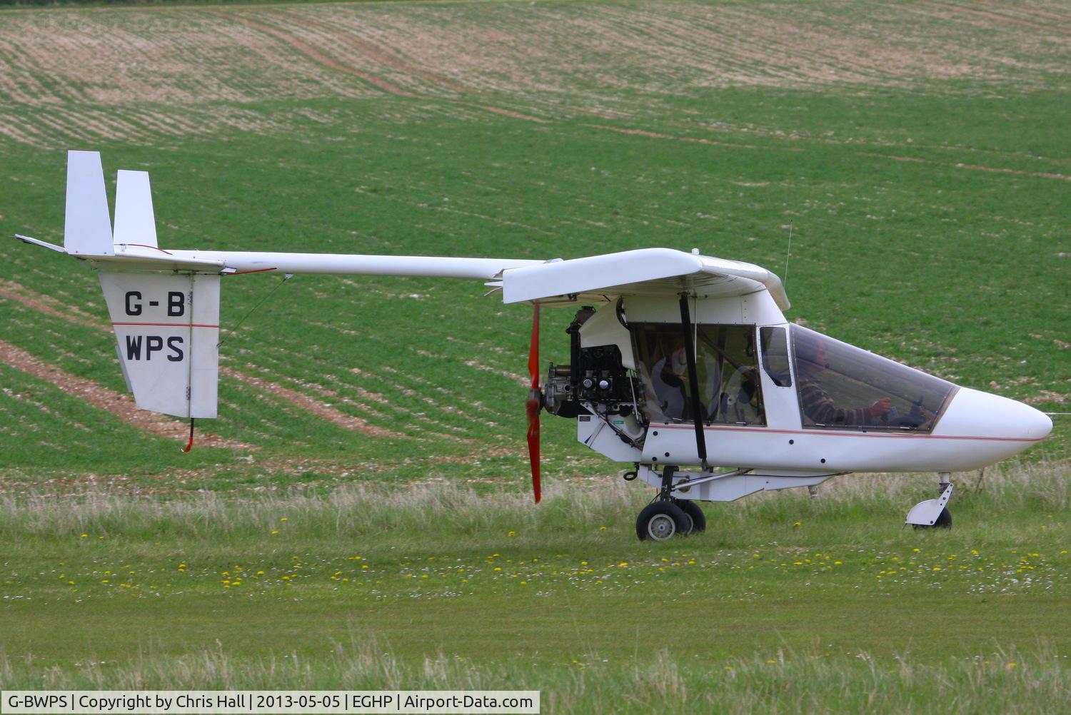 G-BWPS, 1996 CFM Streak Shadow SA C/N PFA 206-12954, at the LAA Microlight Trade Fair, Popham