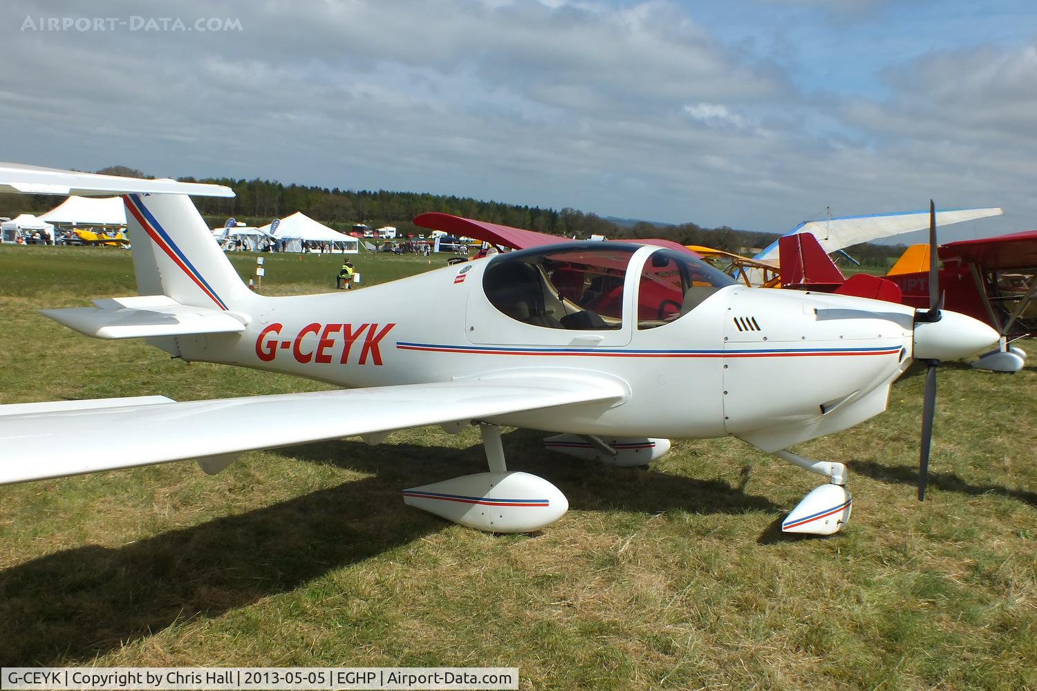 G-CEYK, 2008 Europa XS Tri-Gear C/N PFA 247-14476, at the LAA Microlight Trade Fair, Popham