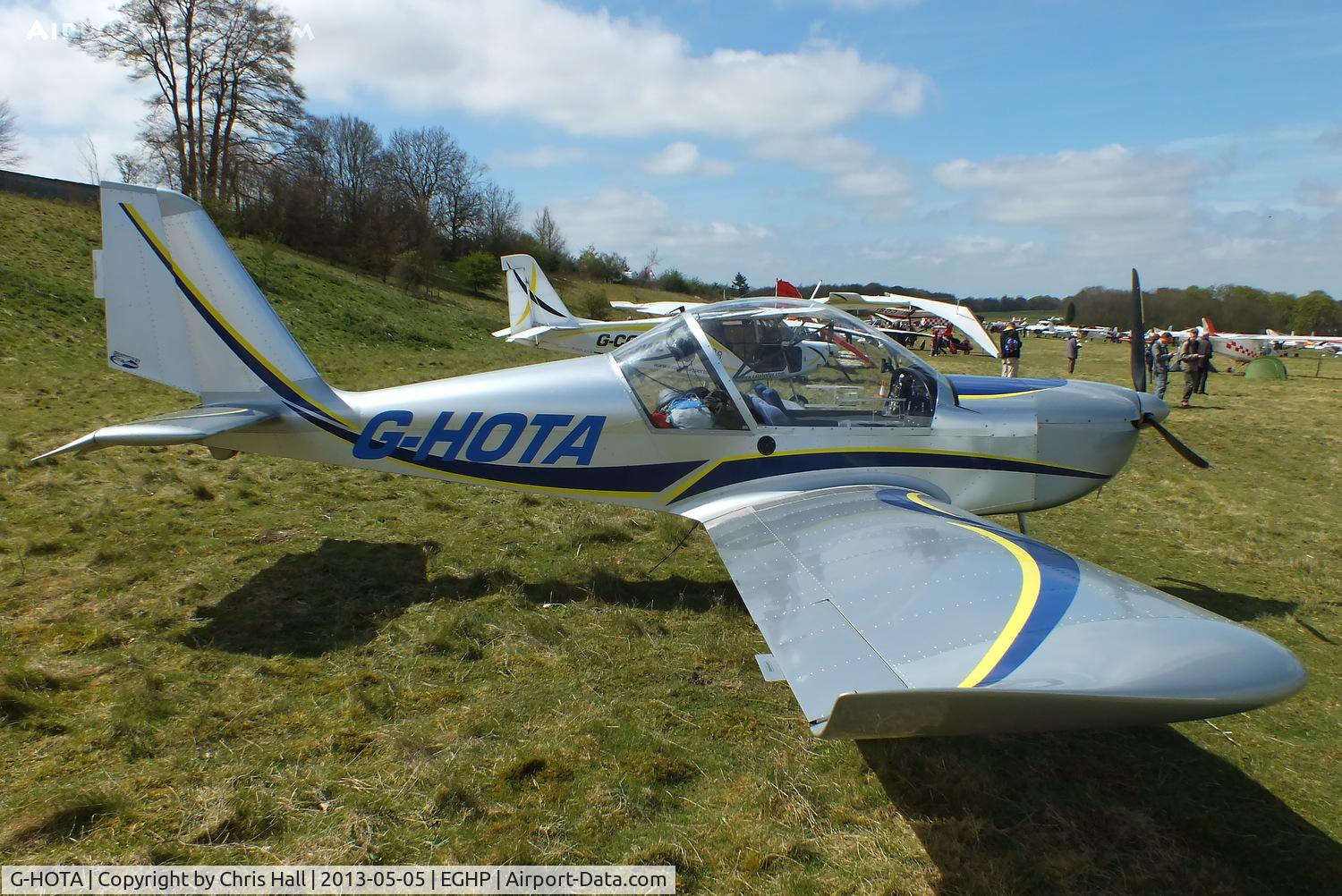 G-HOTA, 2009 Cosmik EV-97 TeamEurostar UK C/N 3318, at the LAA Microlight Trade Fair, Popham