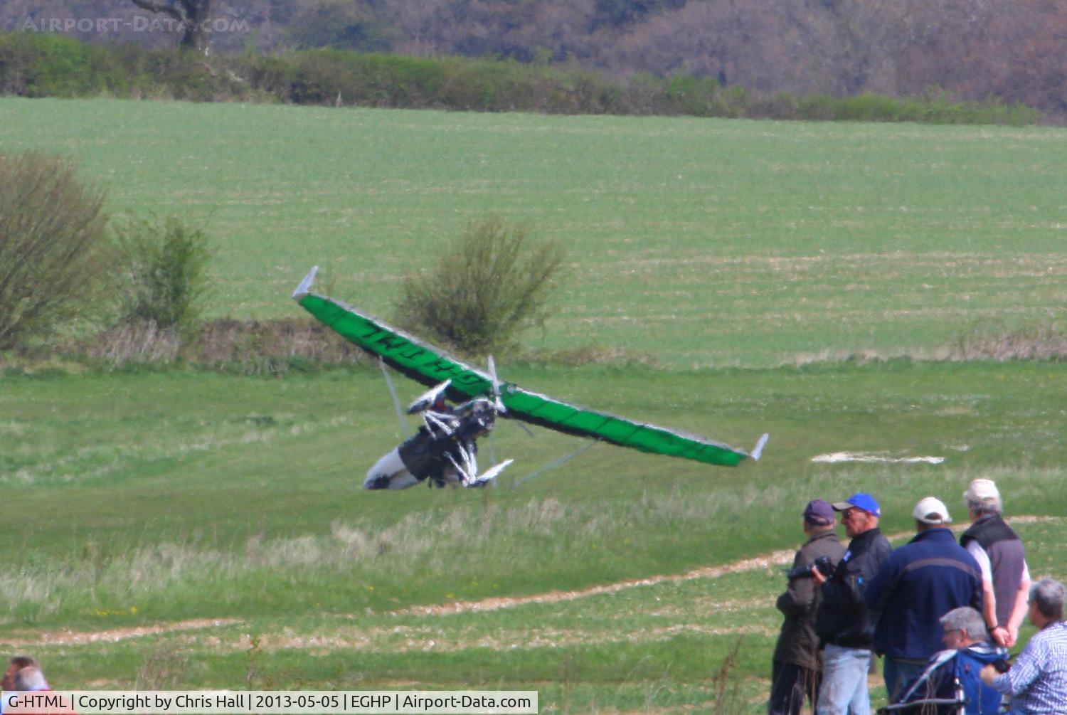 G-HTML, 2009 P&M Aviation QuikR C/N 8446, mishap on landing