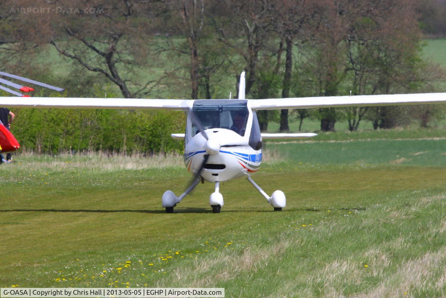G-OASA, 2009 Flight Design CTSW C/N 8497, at the LAA Microlight Trade Fair, Popham