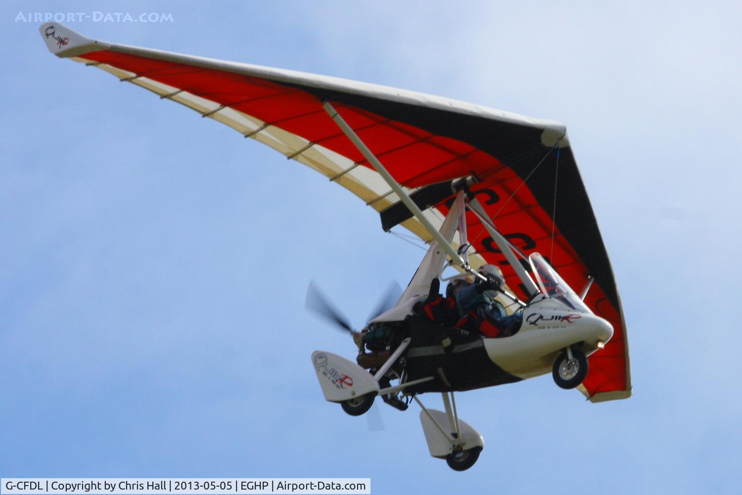 G-CFDL, 2008 Mainair Quikr C/N 8370, at the LAA Microlight Trade Fair, Popham
