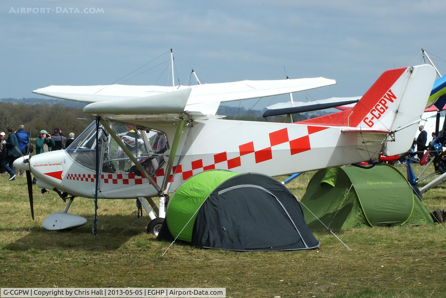 G-CGPW, 2010 Raj Hamsa X-Air Hawk C/N LAA 340-15000, at the LAA Microlight Trade Fair, Popham