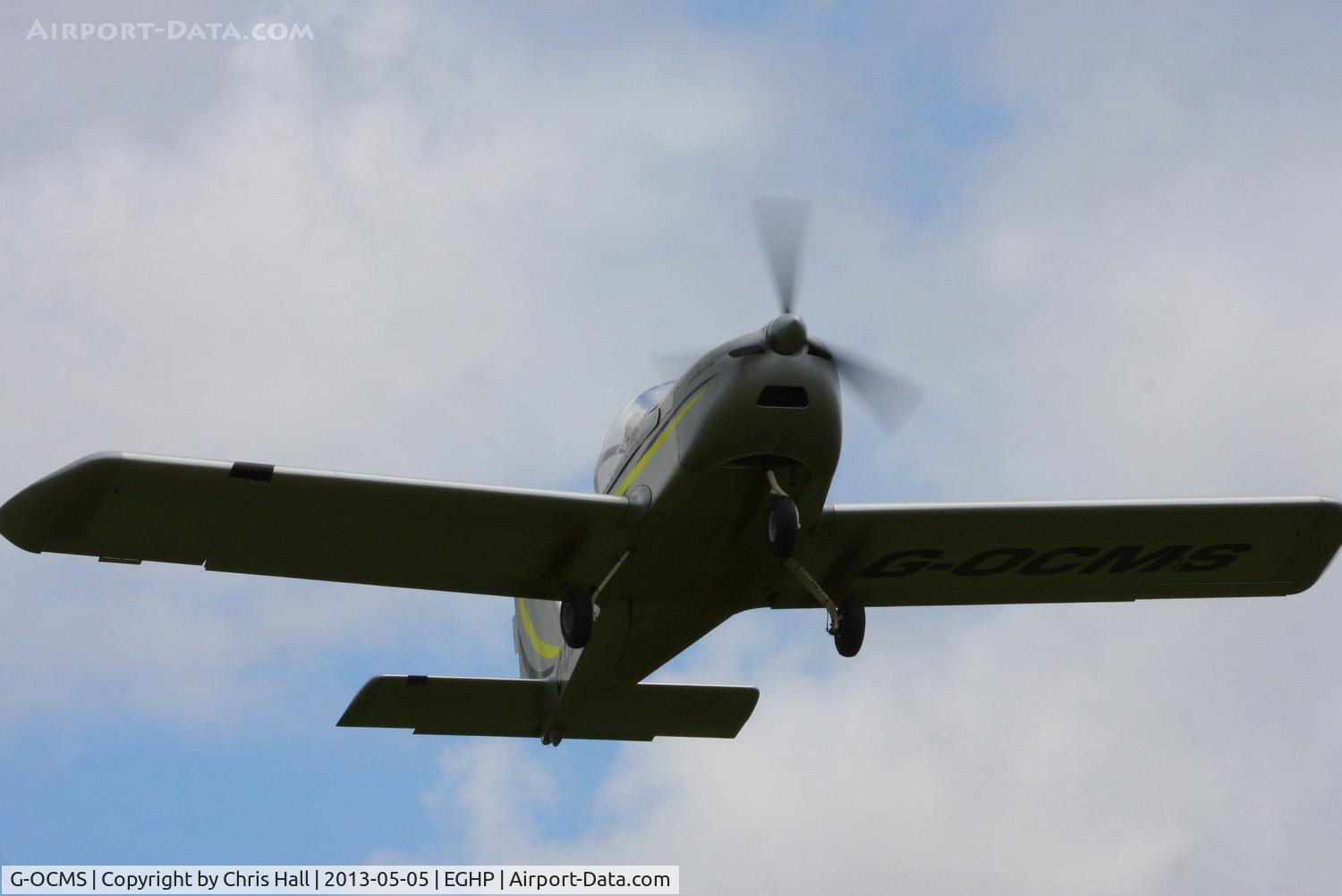 G-OCMS, 2010 Cosmik EV-97 TeamEurostar UK C/N 3718, at the LAA Microlight Trade Fair, Popham