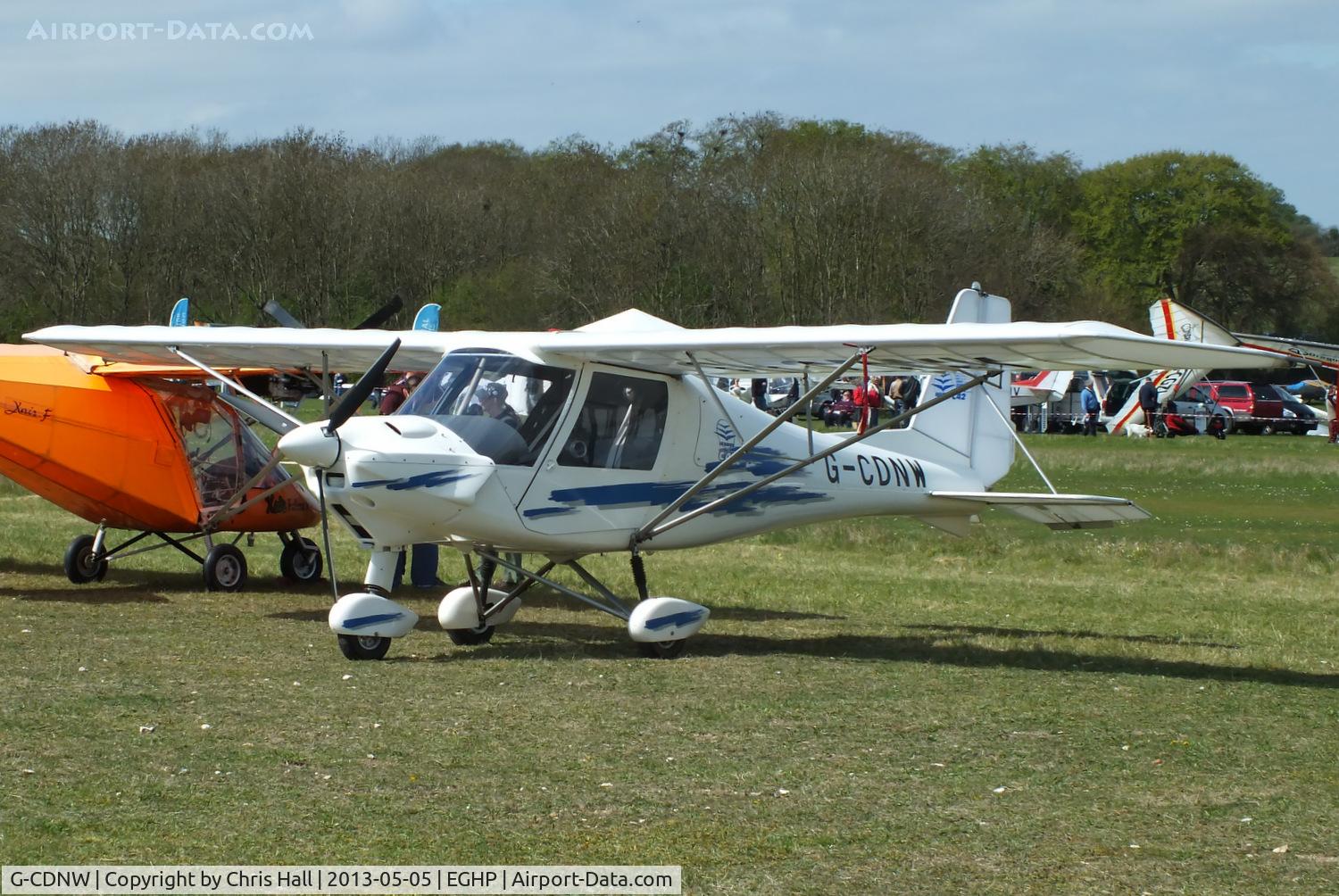G-CDNW, 2006 Comco Ikarus C42 FB UK C/N PFA 322-14426, at the LAA Microlight Trade Fair, Popham