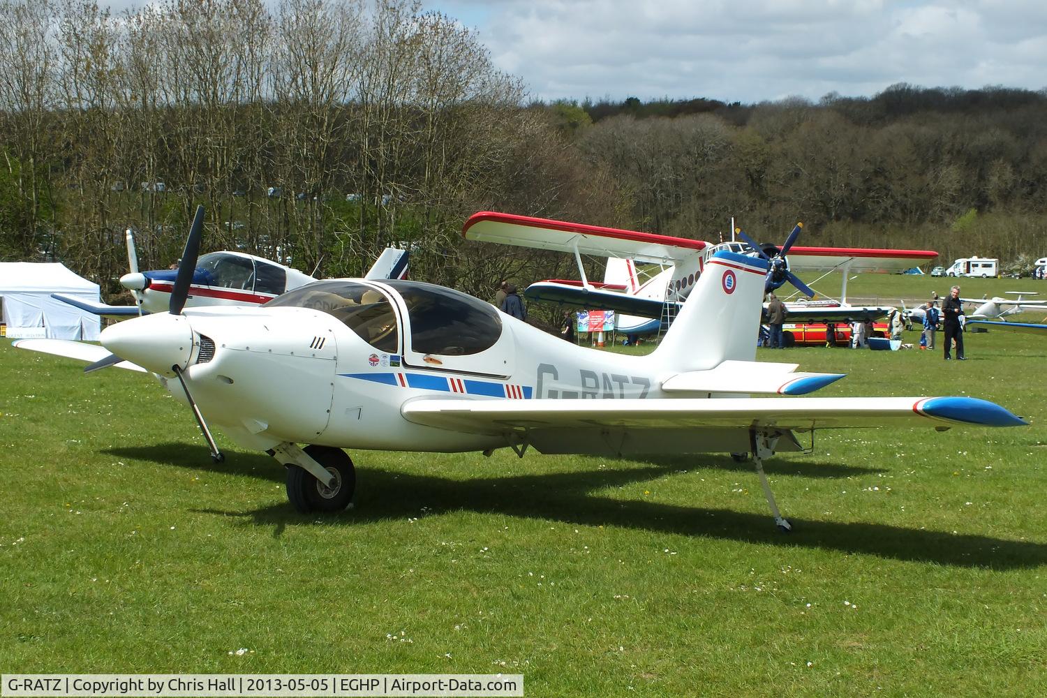 G-RATZ, 1997 Europa Monowheel C/N PFA 247-12582, at the LAA Microlight Trade Fair, Popham