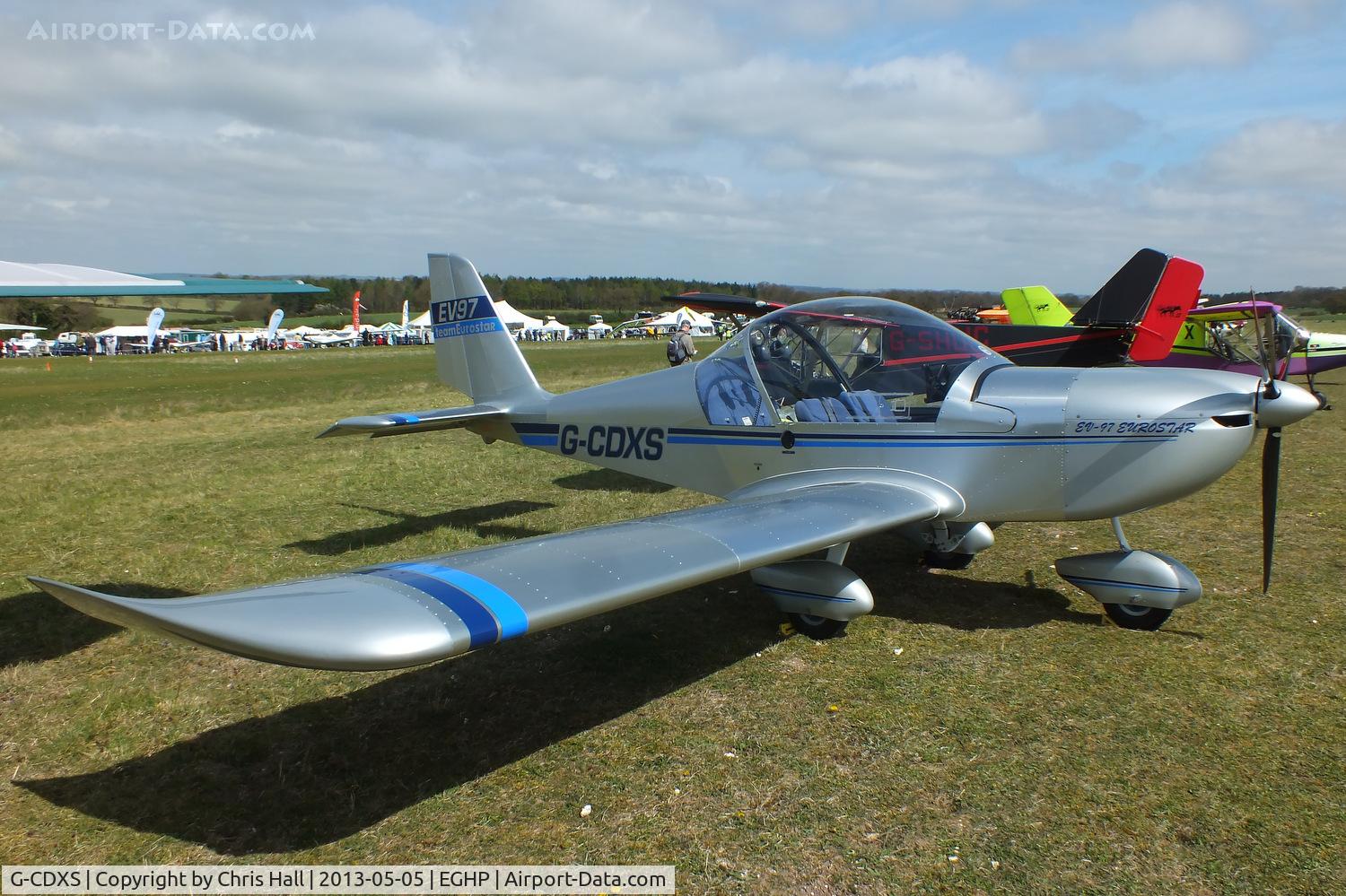 G-CDXS, 2006 Cosmik EV-97 TeamEurostar UK C/N 2627, at the LAA Microlight Trade Fair, Popham