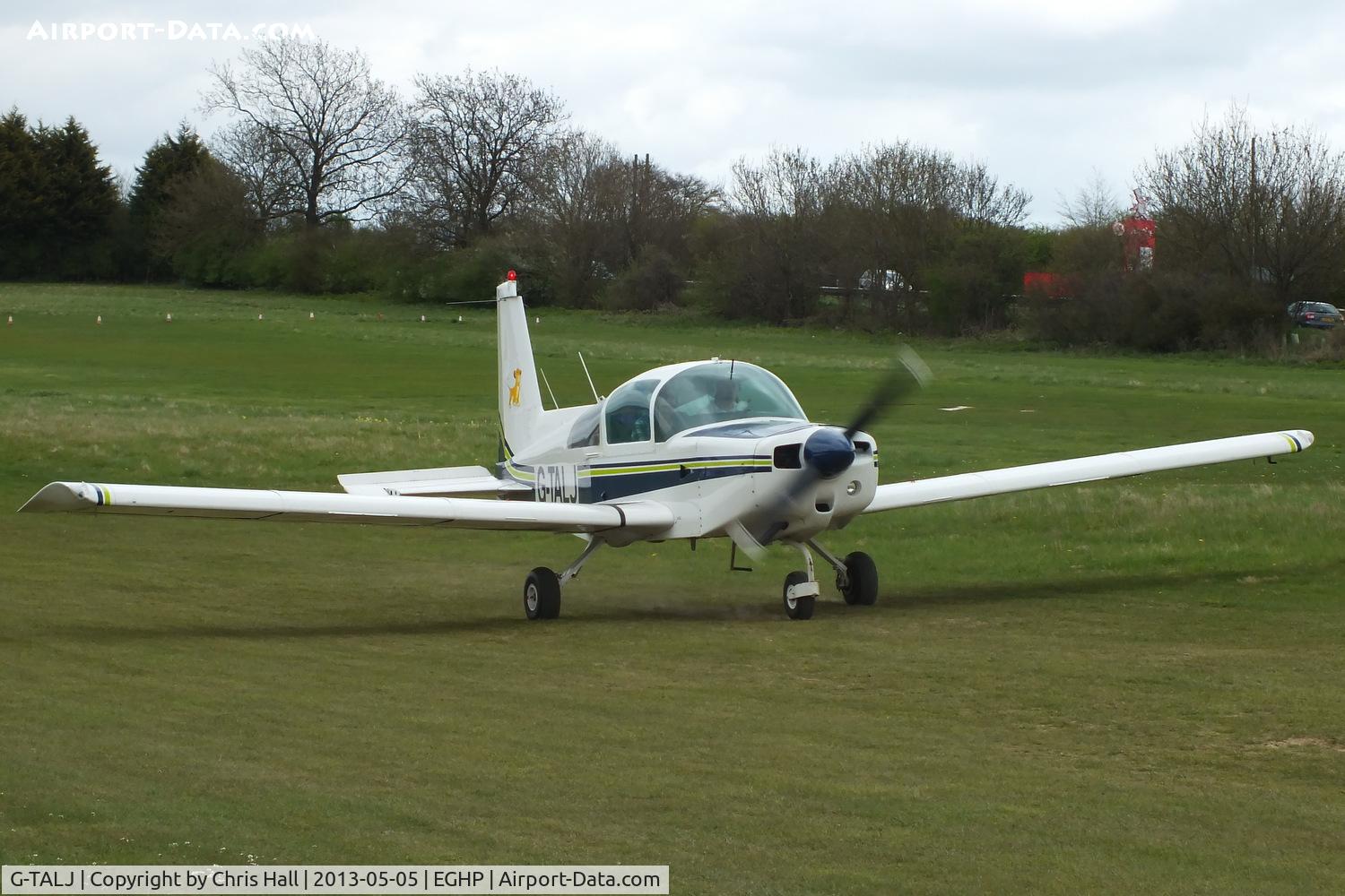 G-TALJ, 1973 Grumman American AA-5 Traveler C/N AA5-0479, at the LAA Microlight Trade Fair, Popham
