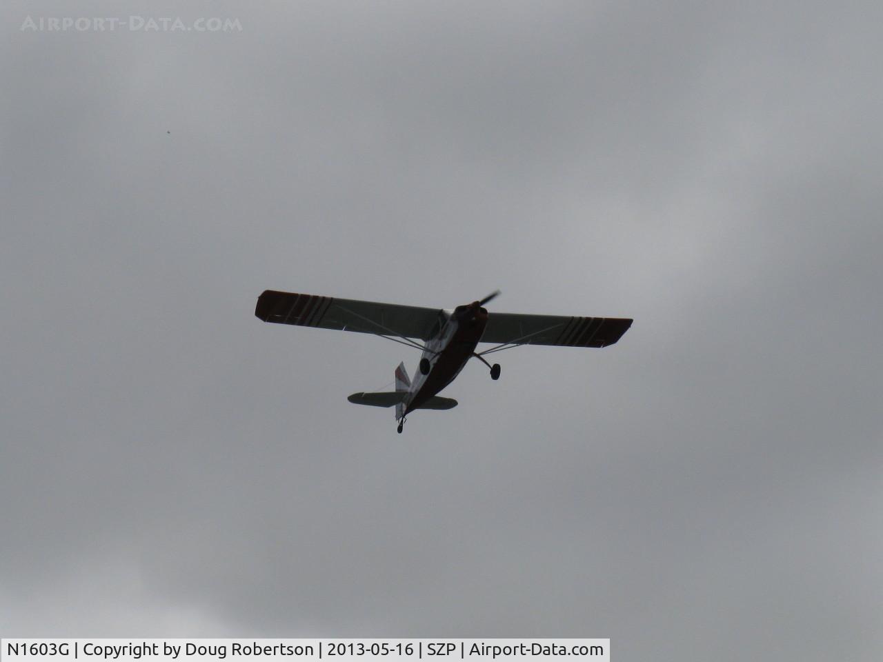 N1603G, 1968 Champion 7ECA Citabria C/N 609, 1968 Champion 7ECA CITABRIA, Lycoming O-235 115 Hp, takeoff climb Rwy 22
