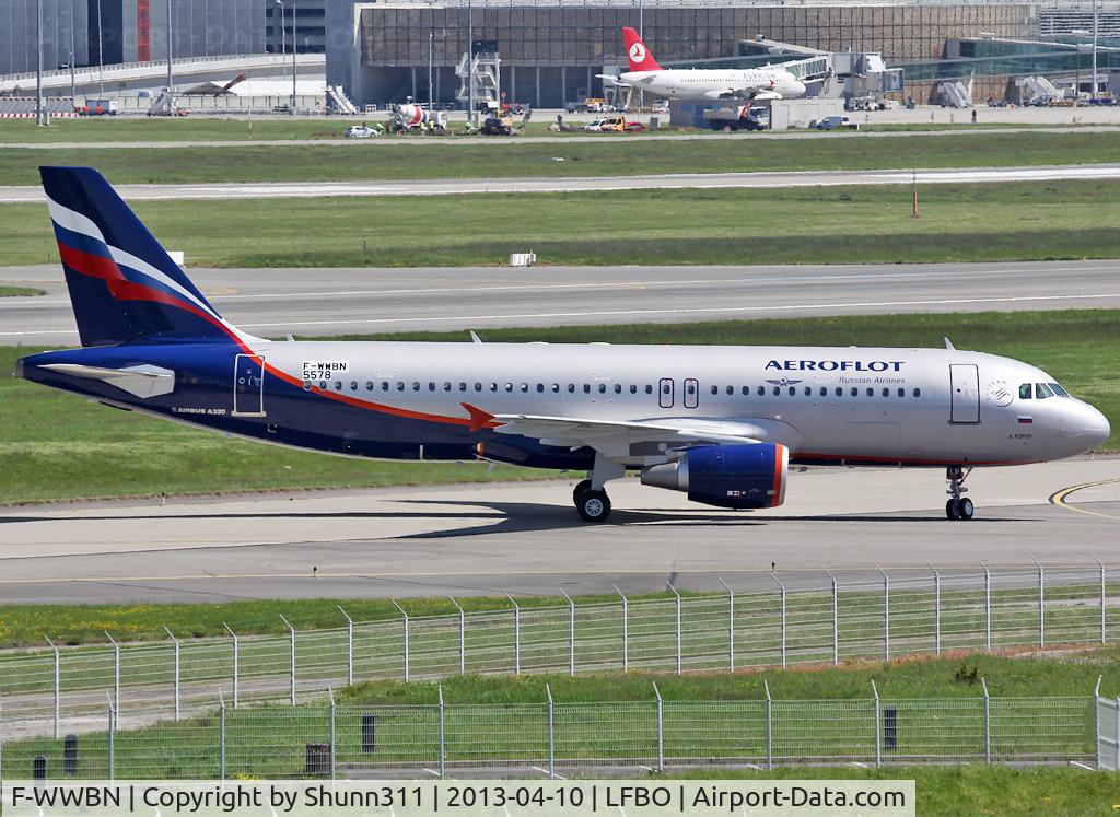 F-WWBN, 2013 Airbus A320-214 C/N 5578, C/n 5578 - To be VP-BLP