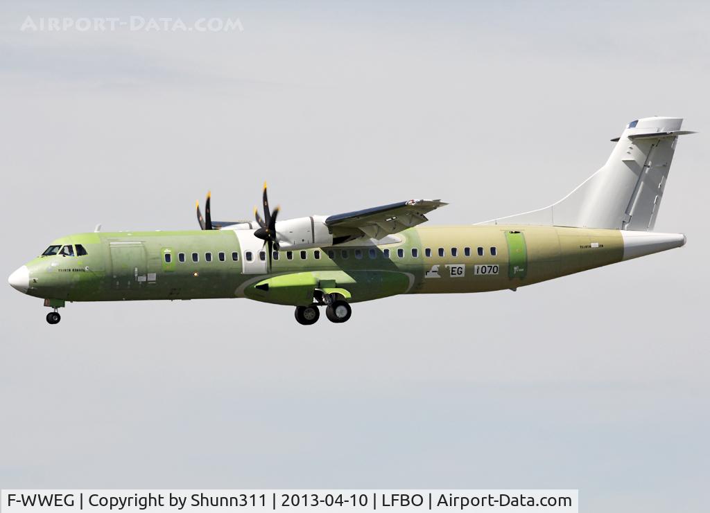 F-WWEG, 2013 ATR 72-600 C/N 1070, C/n 1070 - For Air KBZ