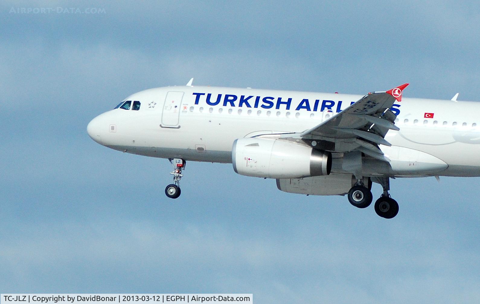 TC-JLZ, 2011 Airbus A319-132 C/N 4790, Arriving from Istanbul.