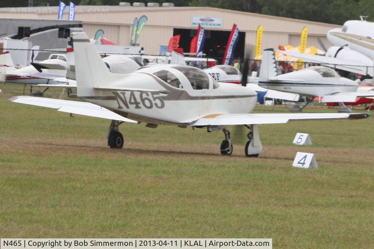 N465, 1996 Stoddard-Hamilton Glasair II RG C/N 1087, Sun N Fun 2013 - Lakeland, FL