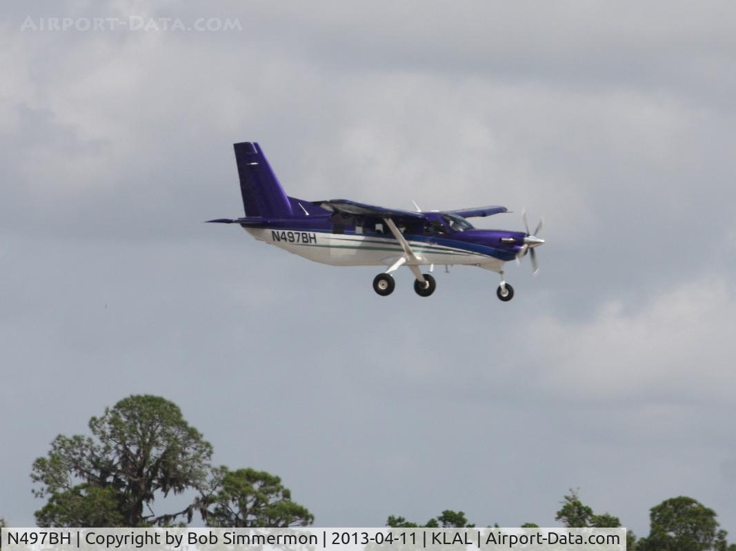 N497BH, 2009 Quest Kodiak 100 C/N 100-0018, Arriving at Sun N Fun 2013 - Lakeland, FL