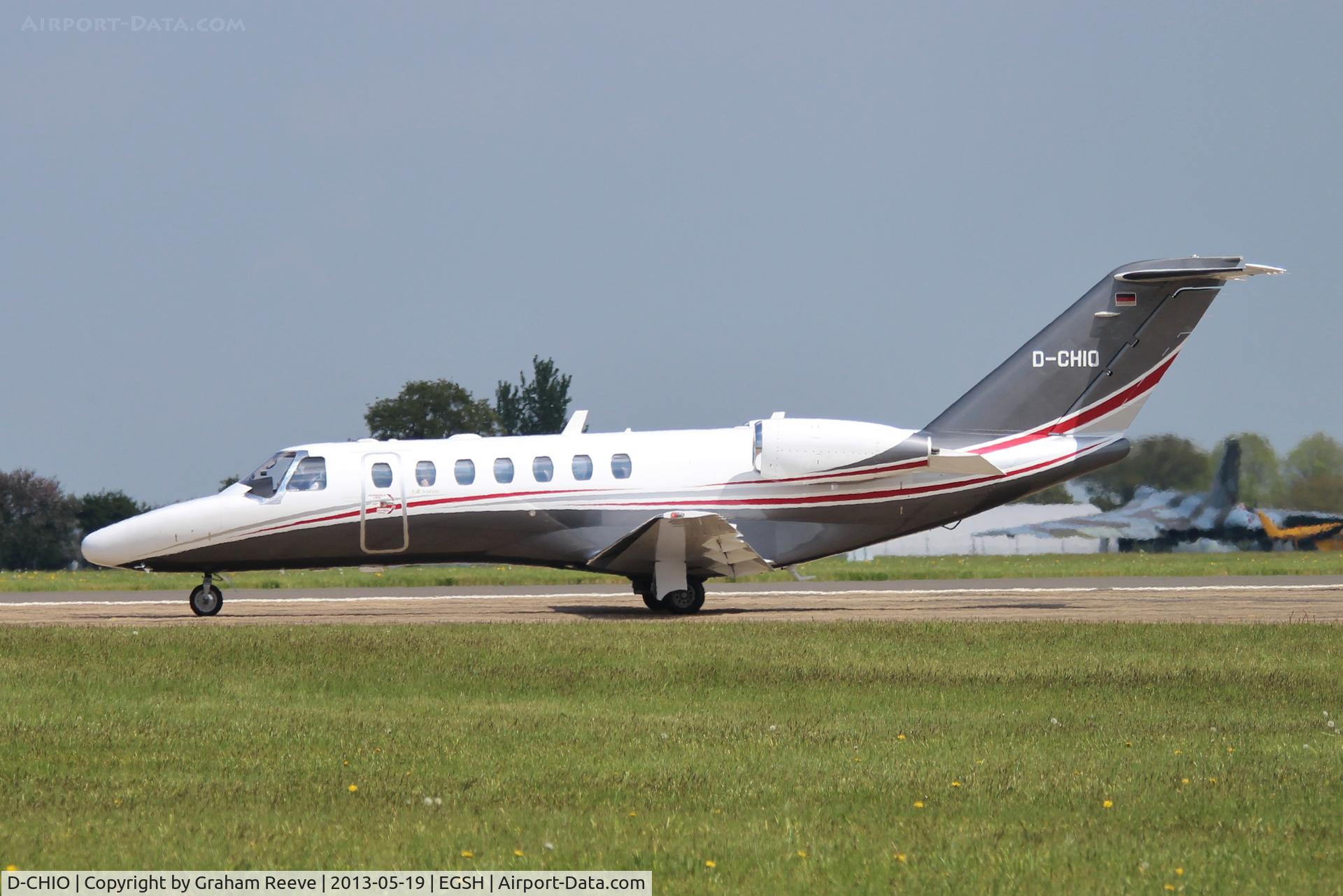 D-CHIO, 2012 Cessna 525B CitationJet CJ3 C/N 525B-0378, About to depart.