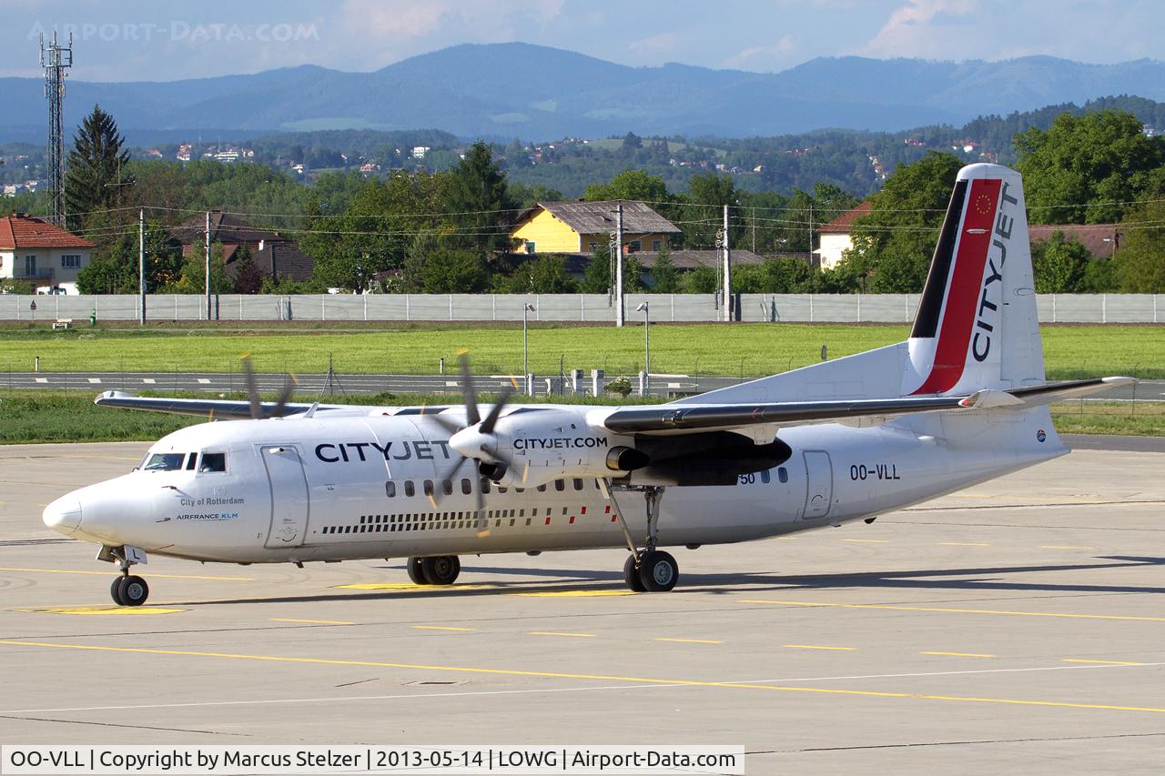 OO-VLL, 1989 Fokker 50 C/N 20144, OO-VLL