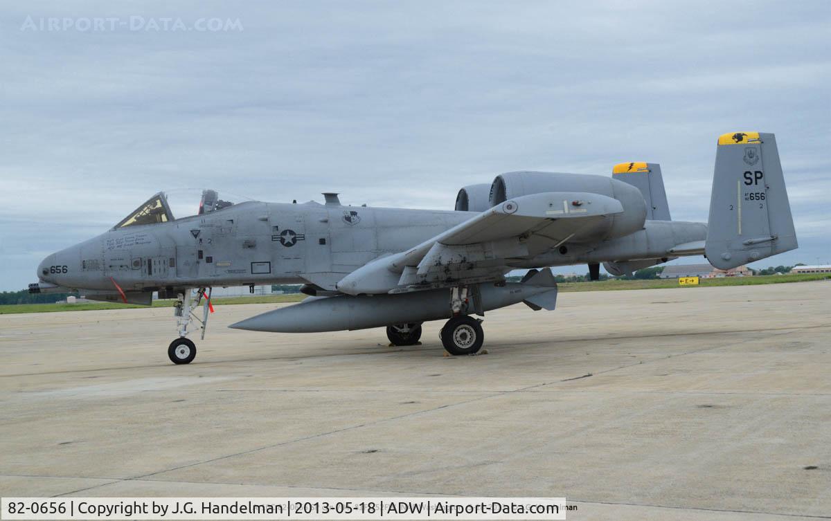 82-0656, 1982 Fairchild Republic A-10C Thunderbolt II C/N A10-0704, At NAF Washington