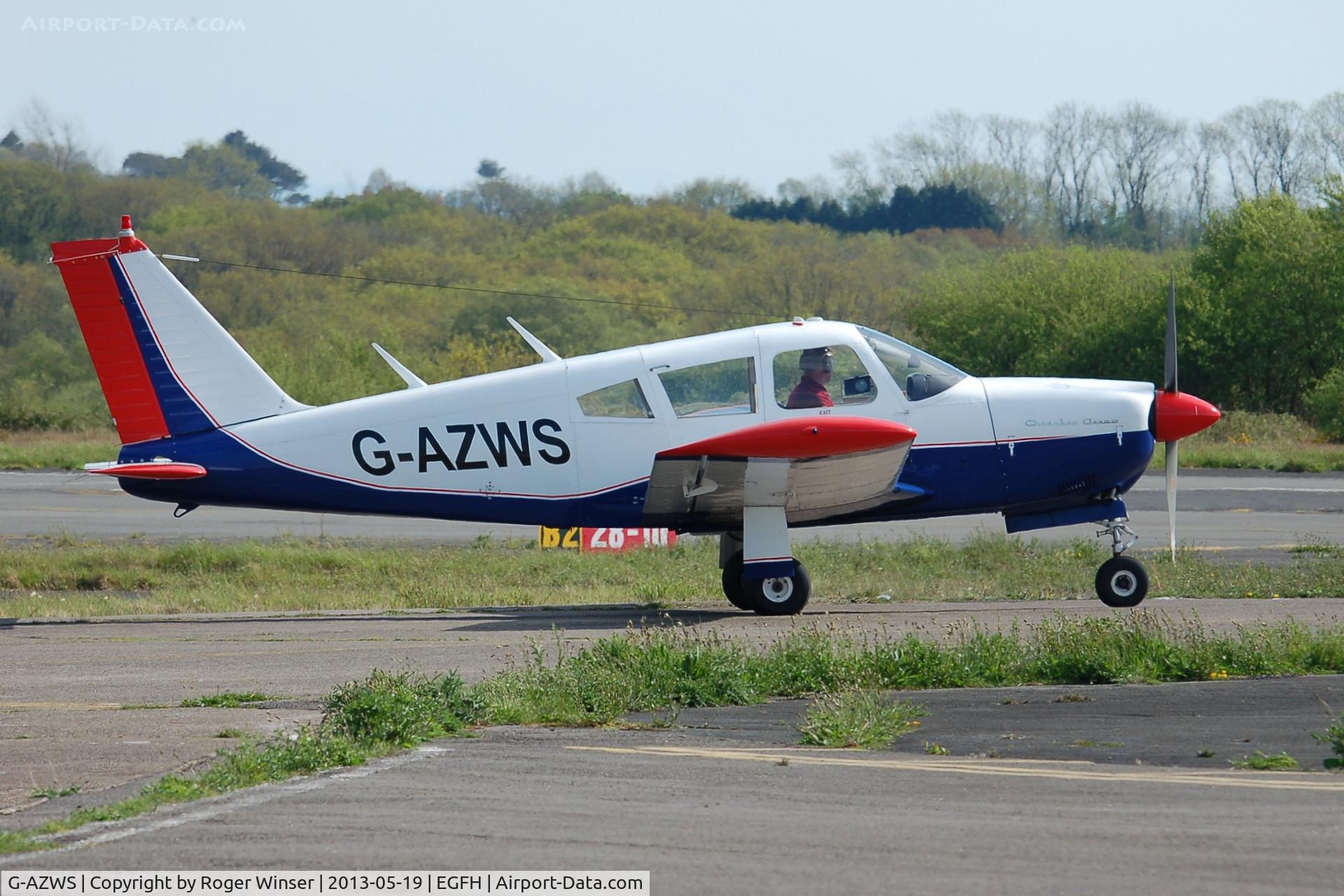 G-AZWS, 1969 Piper PA-28R-180 Cherokee Arrow C/N 28R-30749, Visiting Cherokee Arrow.