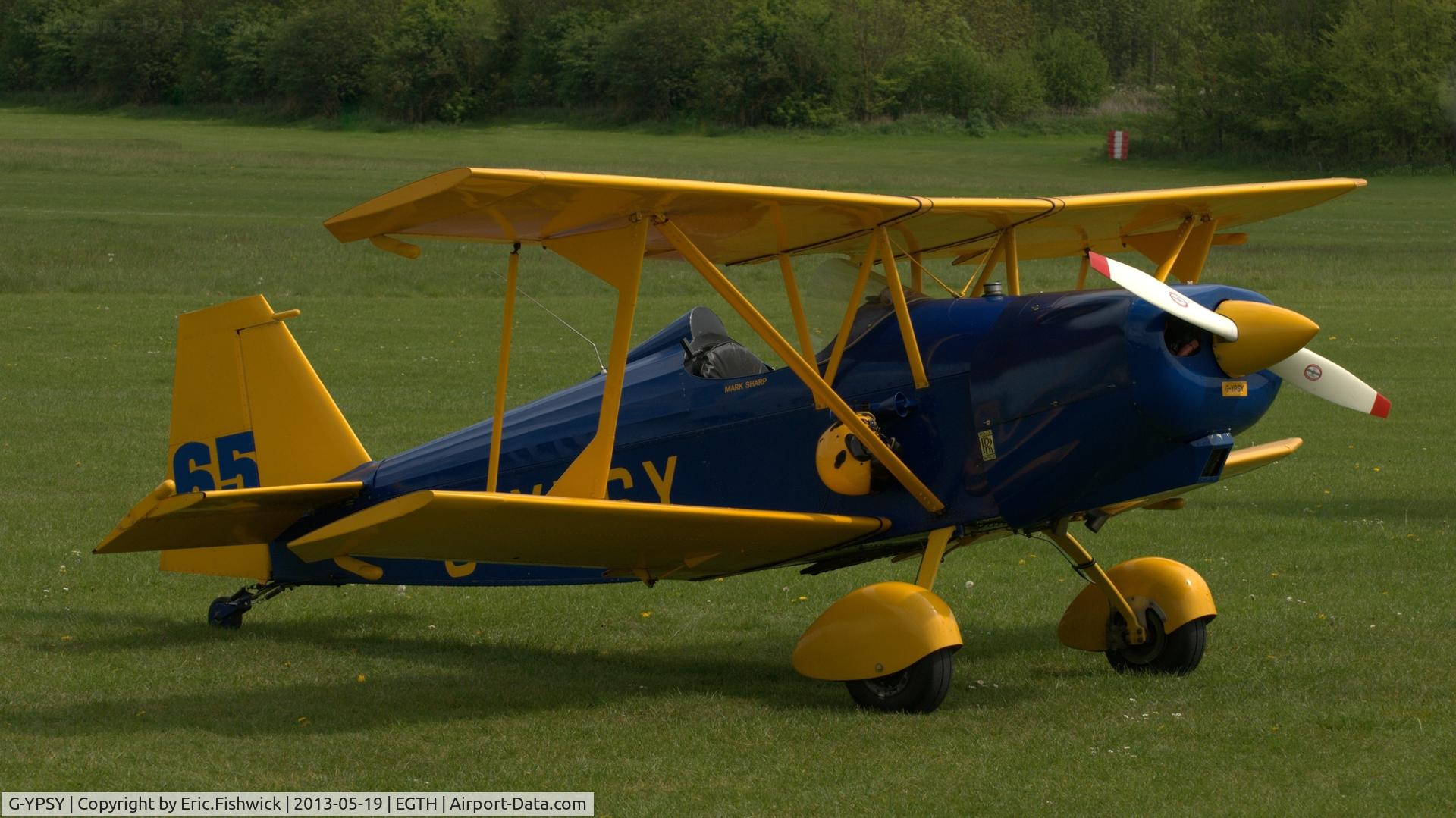 G-YPSY, 1988 Andreasson BA-4B C/N PFA 038-10352, 2. G-YPSY at Shuttleworth Flying Day and LAA Party in the Park, May 2013.