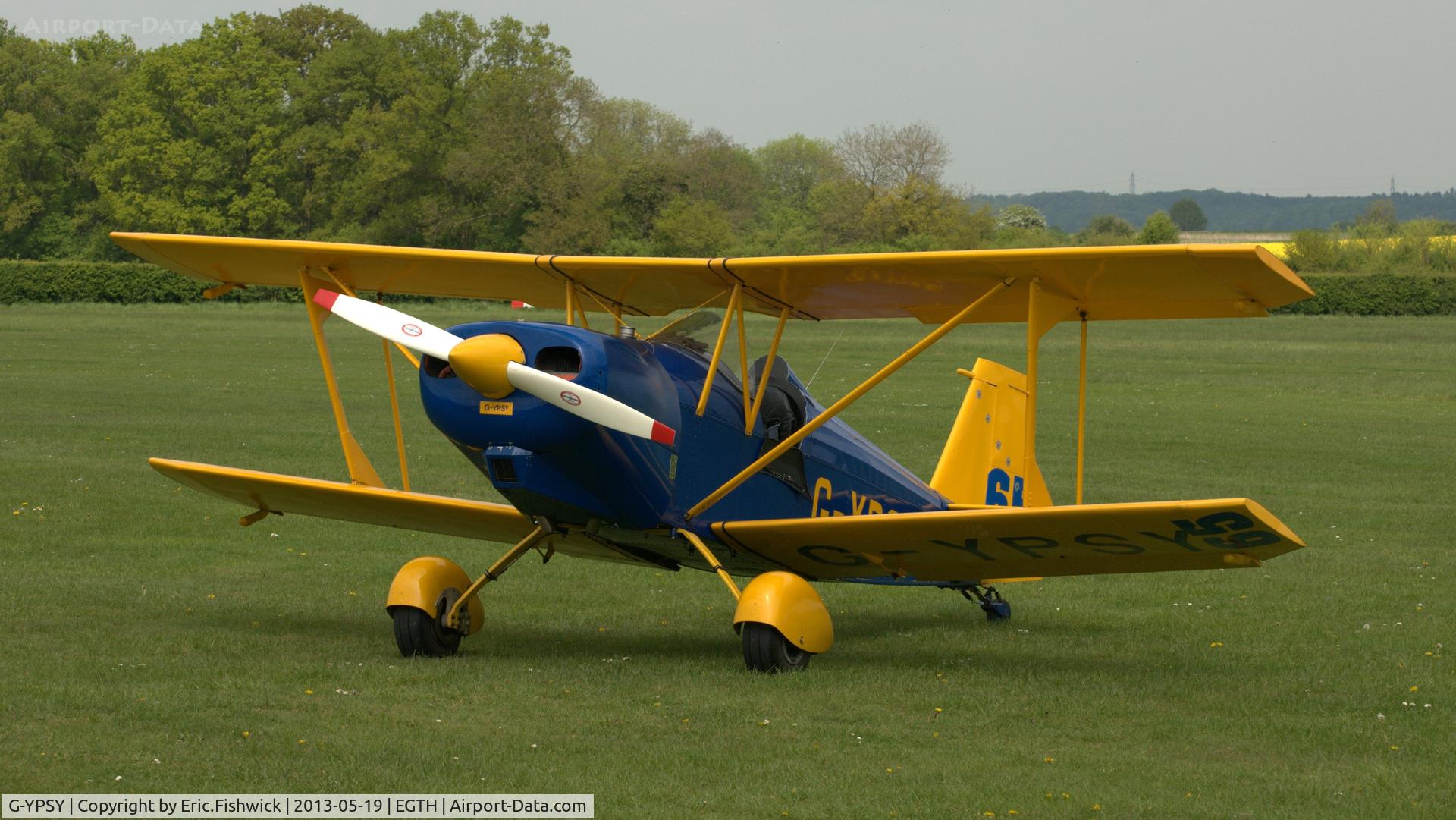 G-YPSY, 1988 Andreasson BA-4B C/N PFA 038-10352, 3. G-YPSY at Shuttleworth Flying Day and LAA Party in the Park, May 2013.