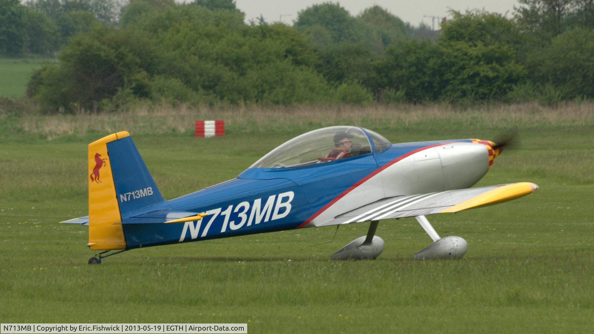 N713MB, 2006 Vans RV-8 C/N 82245, 2. 3. N713MB at Shuttleworth Flying Day and LAA Party in the Park, May 2013.
