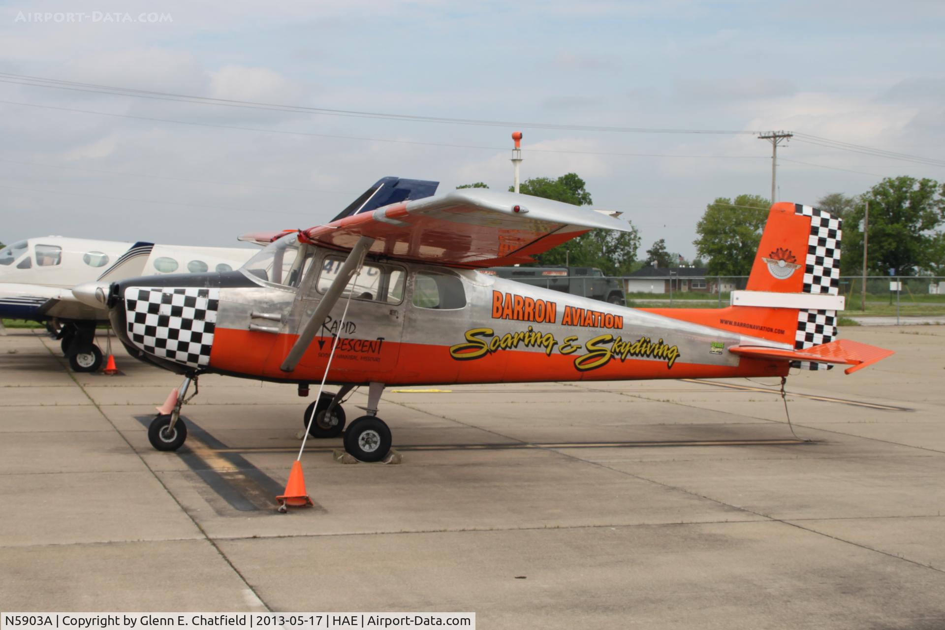 N5903A, 1956 Cessna 172 C/N 28503, Wild paint job