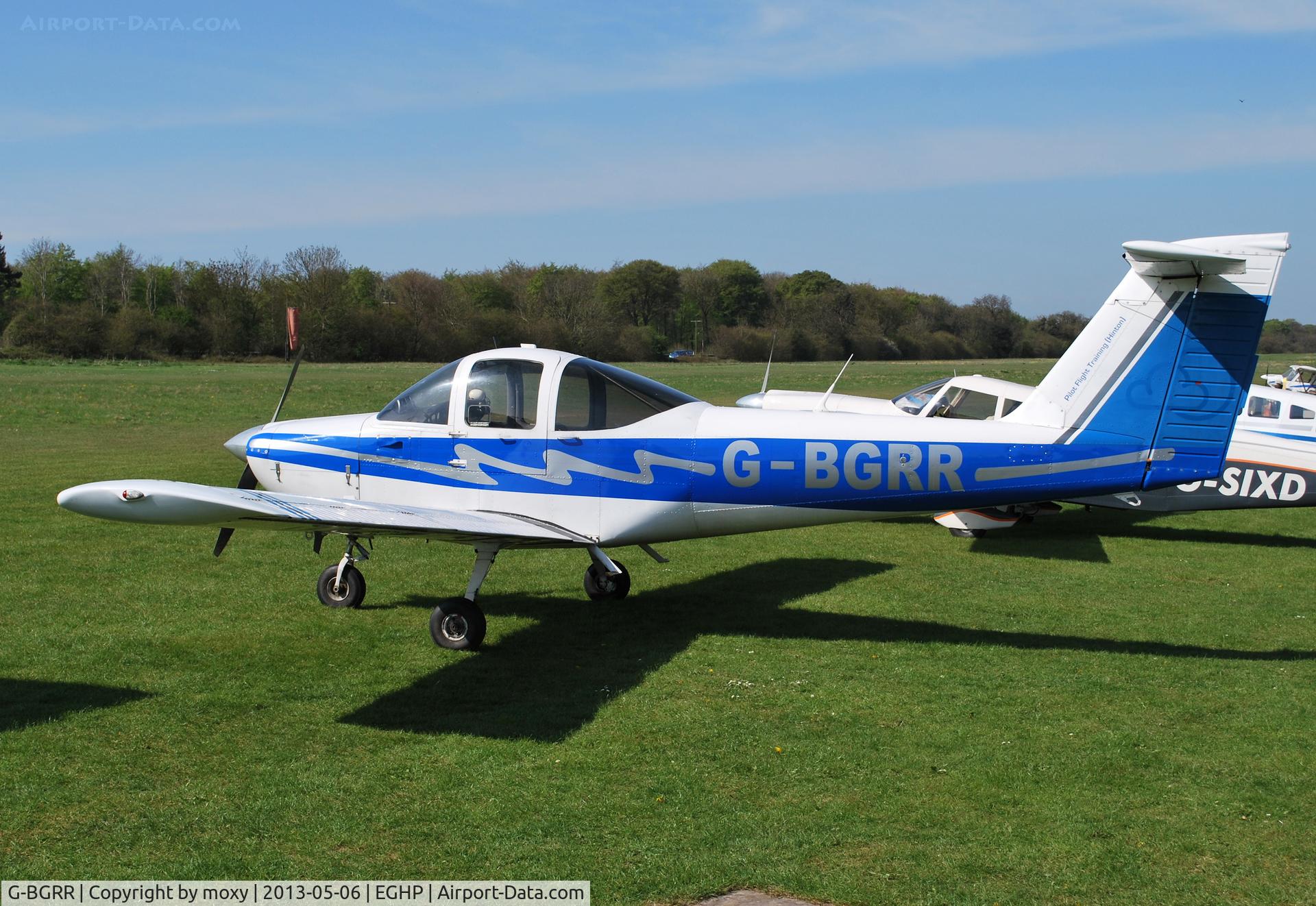 G-BGRR, 1978 Piper PA-38-112 Tomahawk Tomahawk C/N 38-78A0336, Piper Tomahawk at Popham. Ex OO-FLT