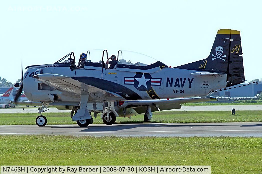 N746SH, North American T-28C Trojan C/N 226-69, North American T-28C Trojan [226-69] Oshkosh - Wittman Regional~N 30/07/2008