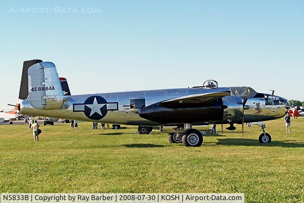 N5833B, 1945 North American B-25J Mitchell Mitchell C/N 108-47735, North American TB-25N Mitchell [108-47735] Oshkosh - Wittman Regional~N 30/07/2008