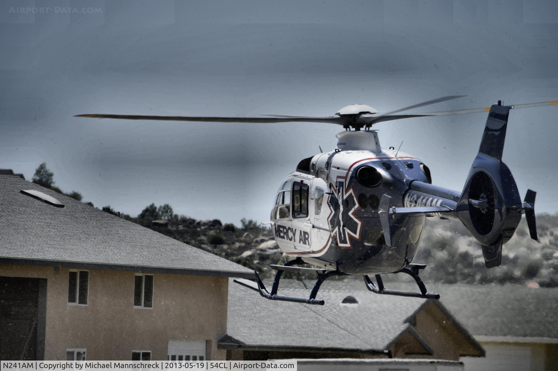 N241AM, 2007 Eurocopter EC-135P-2+ C/N 0573, Landing