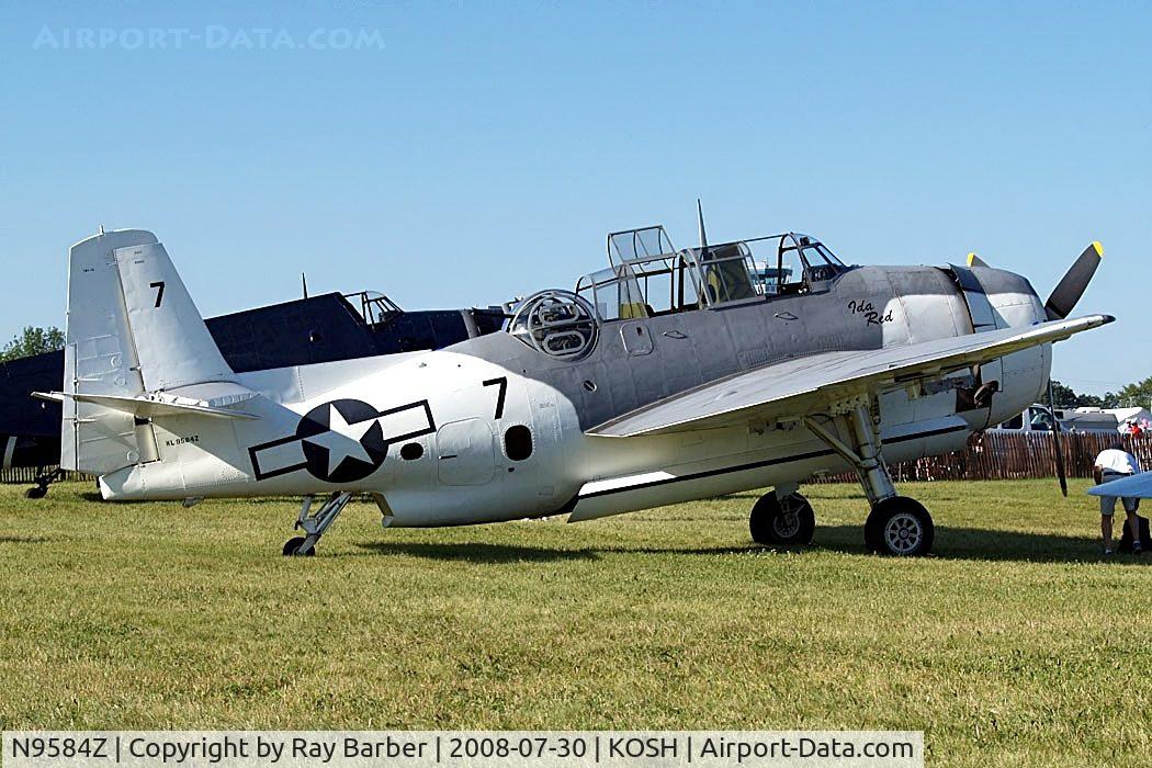 N9584Z, 1945 Grumman TBM-3E Avenger C/N 85882, Grumman TBM-3E Avenger [2701] Oshkosh-Wittman Regional~N 30/07/2008