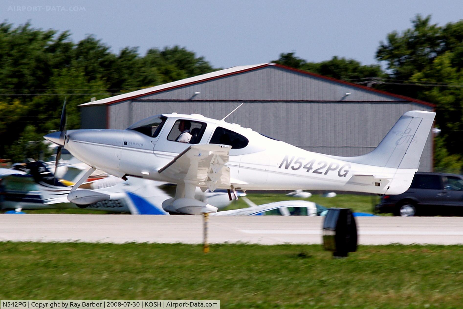N542PG, 2008 Cirrus SR22 GTS C/N 3002, Cirrus Design SR-22 GTS [3002] Oshkosh-Wittman Regional~N 30/07/2008