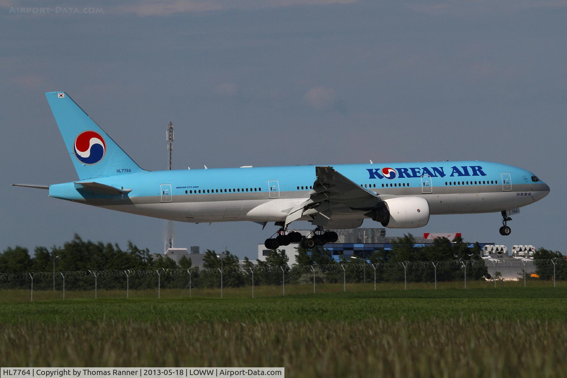 HL7764, 2007 Boeing 777-2B5/ER C/N 34214, Korean Air Boeing 777