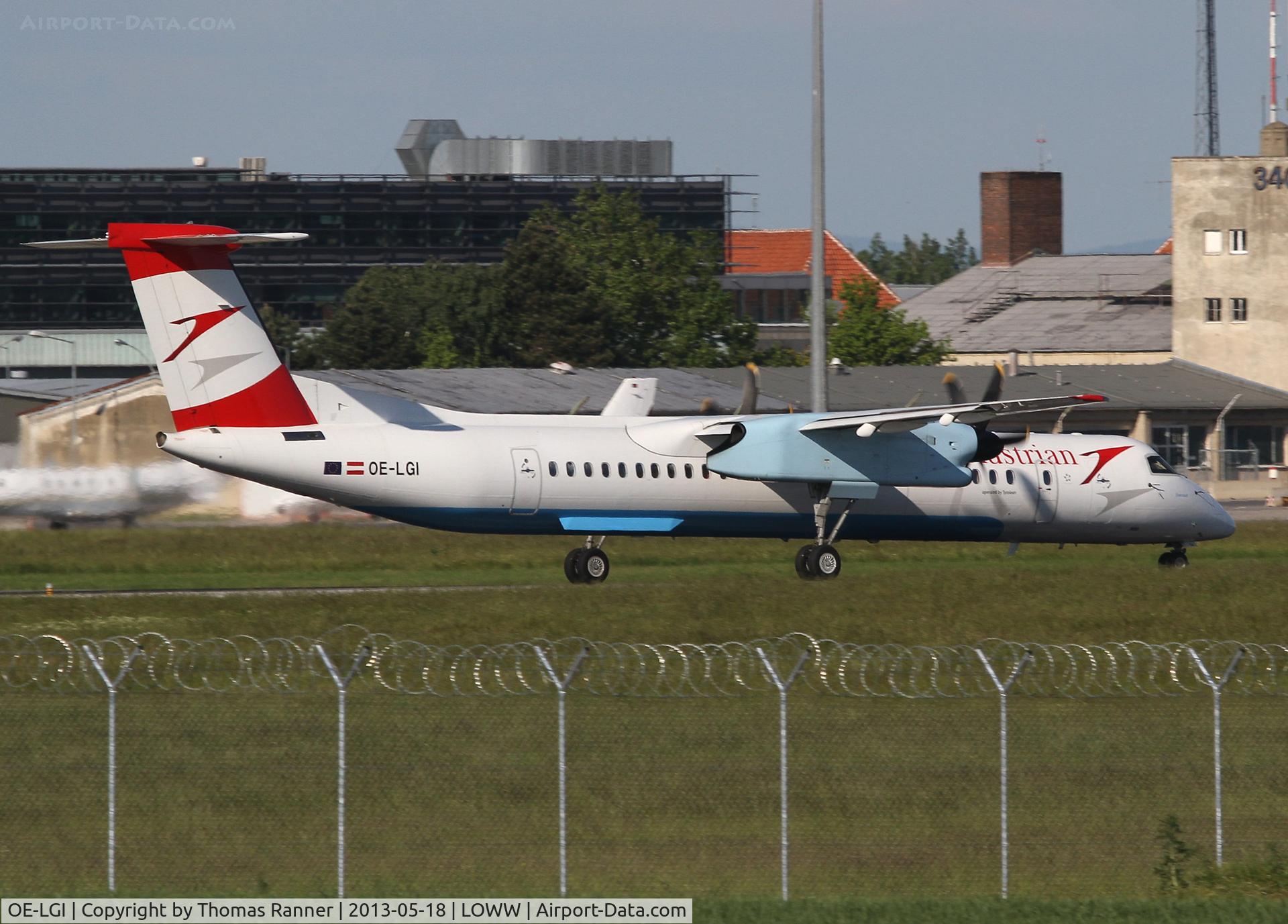 OE-LGI, 2004 De Havilland Canada DHC-8-402Q Dash 8 C/N 4100, Austrian DHC-8