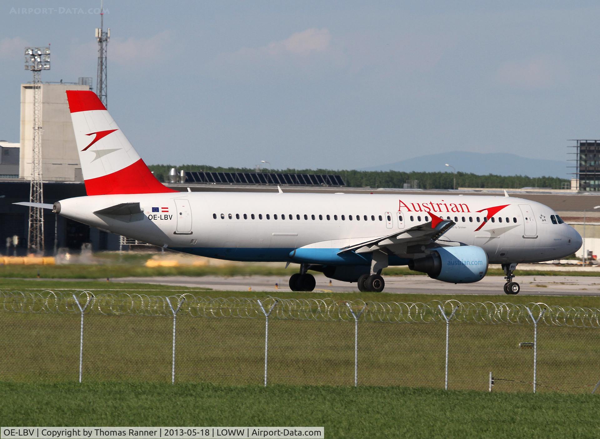 OE-LBV, 2000 Airbus A320-214 C/N 1385, Austrian Airbus A320