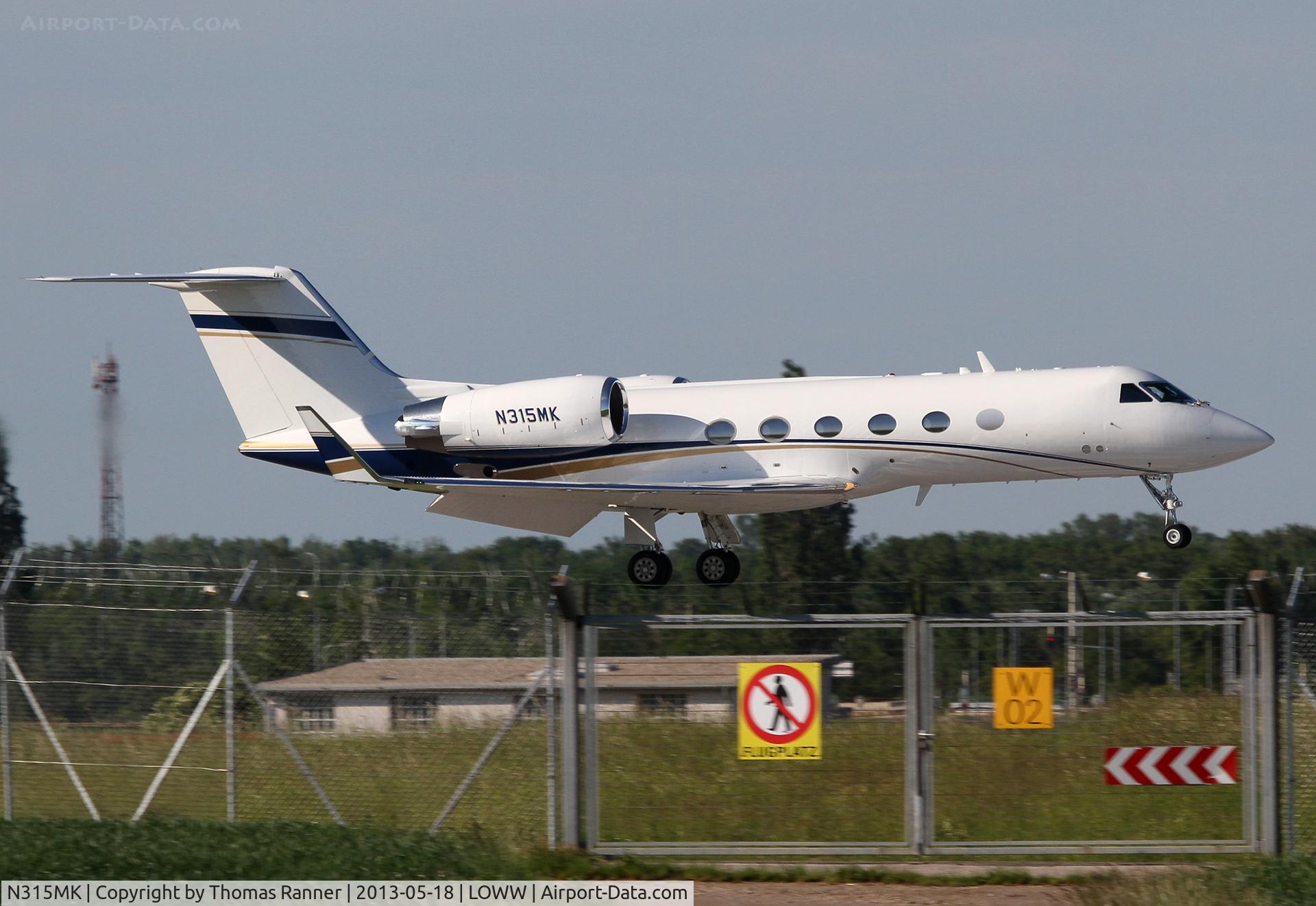 N315MK, 1992 Gulfstream Aerospace G-IV C/N 1206, Private Gulfstream IV