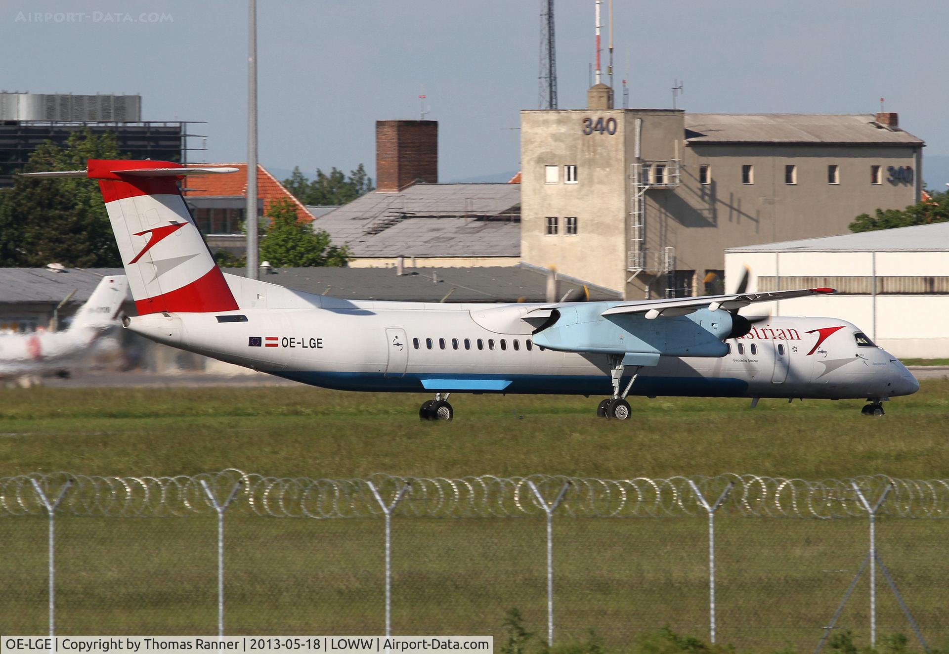 OE-LGE, 2001 De Havilland Canada DHC-8-402Q Dash 8 C/N 4042, Austrian DHC-8
