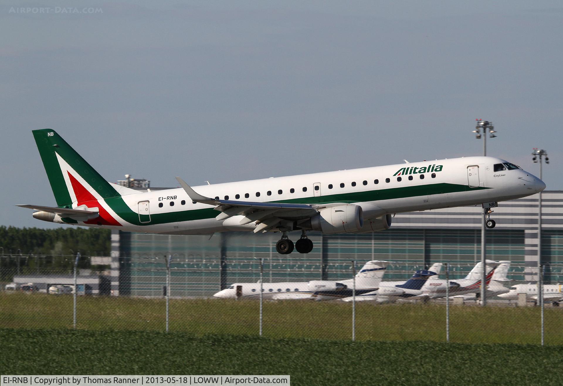 EI-RNB, 2011 Embraer 190LR (ERJ-190-100LR) C/N 19000479, Alitalia Embraer 190