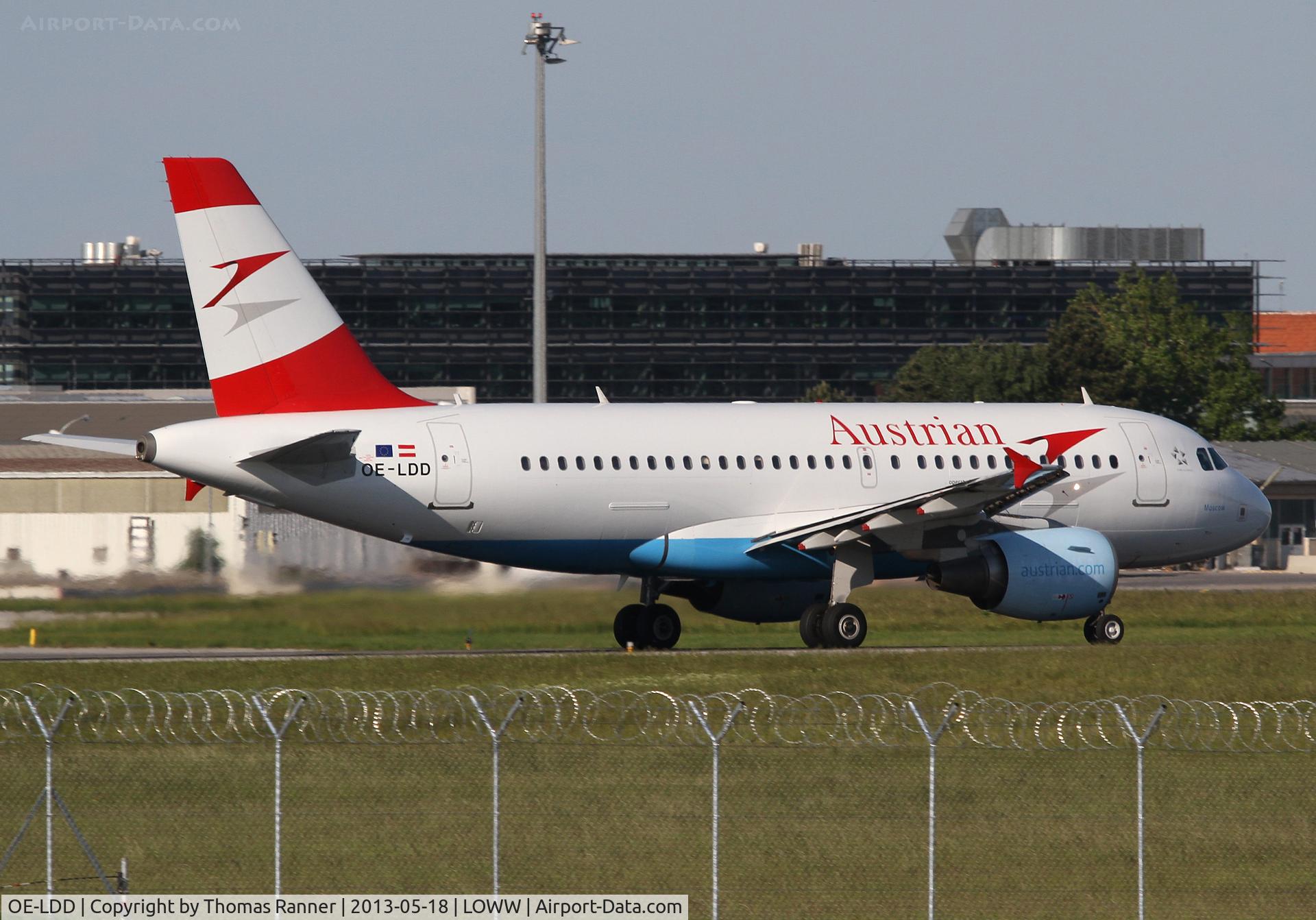 OE-LDD, 2005 Airbus A319-112 C/N 2416, Austrian Airbus A319