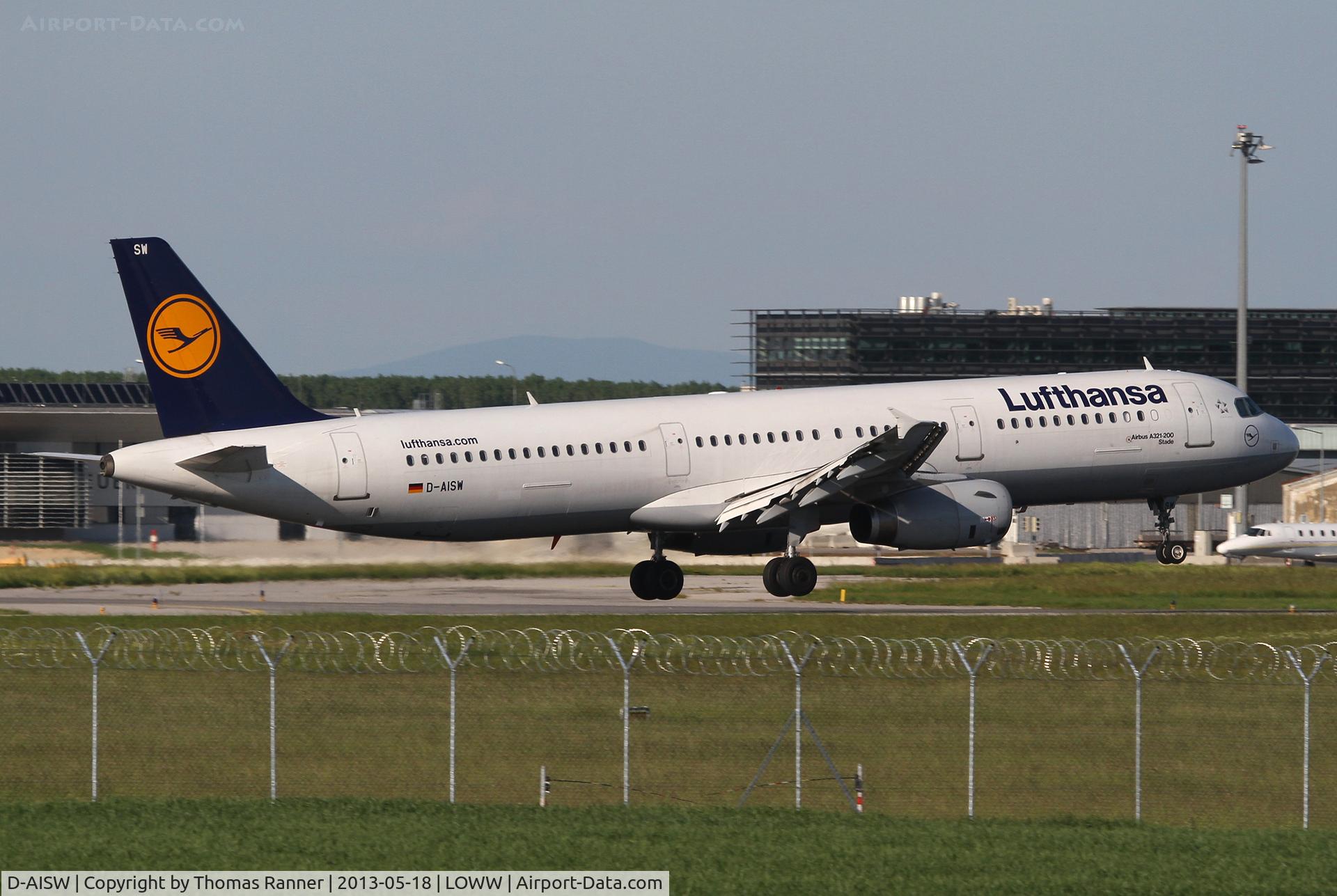 D-AISW, 2009 Airbus A321-231 C/N 4087, Lufthansa Airbus A321