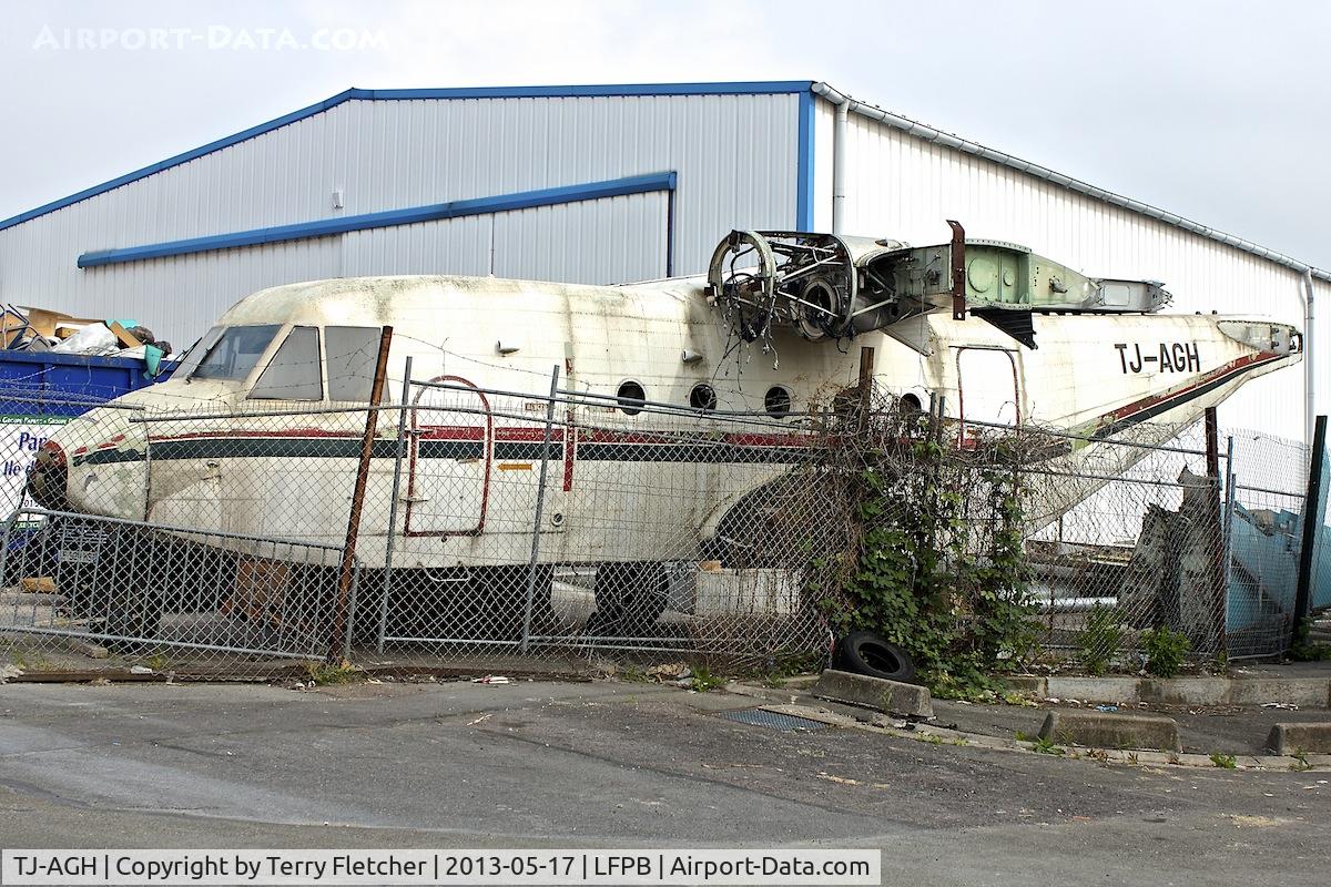 TJ-AGH, 1980 CASA C-212-200 Aviocar C/N 159, 1980 CASA 212-200, c/n: 159 at rear of AeroStock compound at Le Bourget