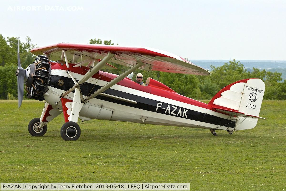 F-AZAK, Morane-Saulnier MS-230 C/N 403, Morane-Saulnier MS-230, c/n: 403 at La Ferte Alais in 2013